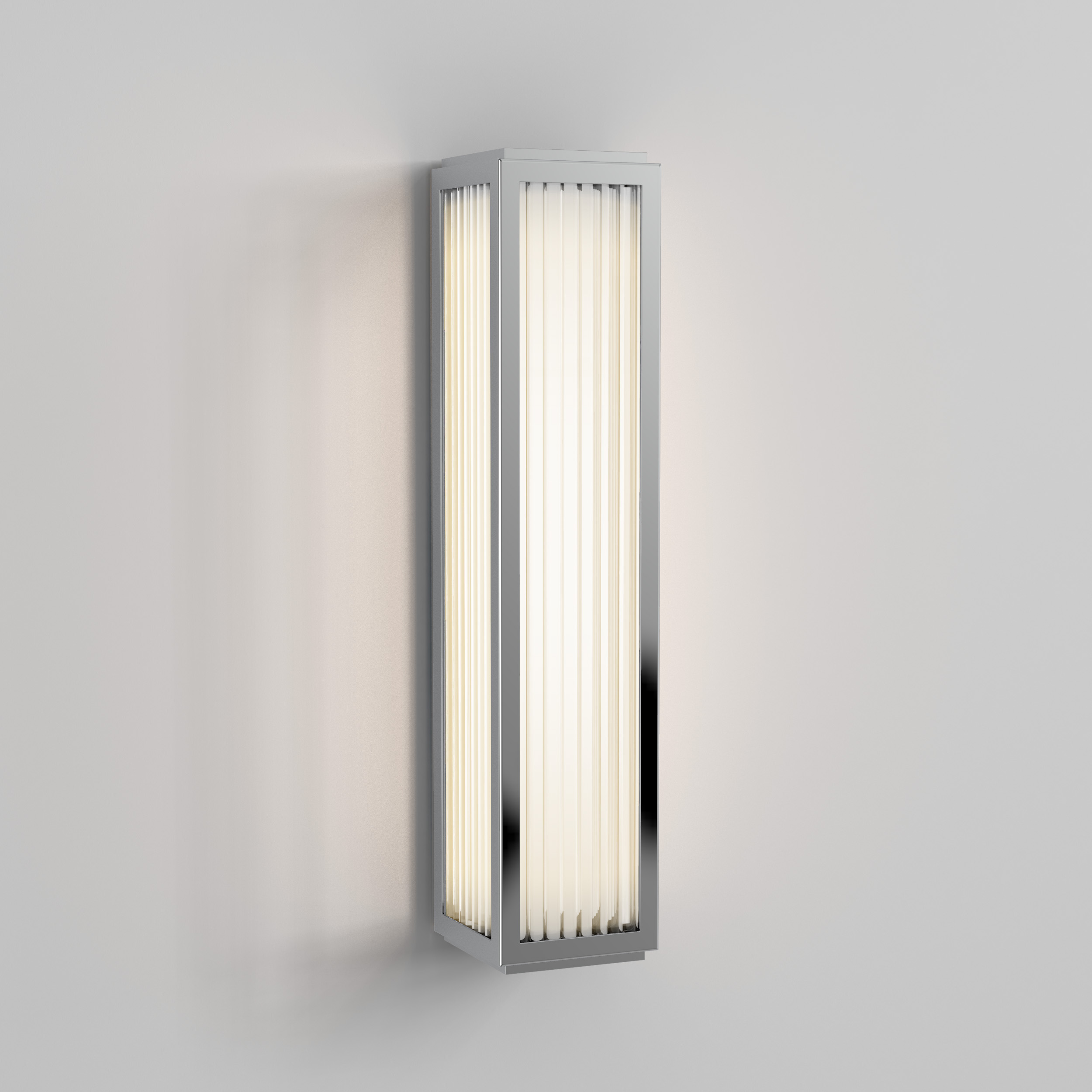 Boston 370 wandlamp 3000K chroom