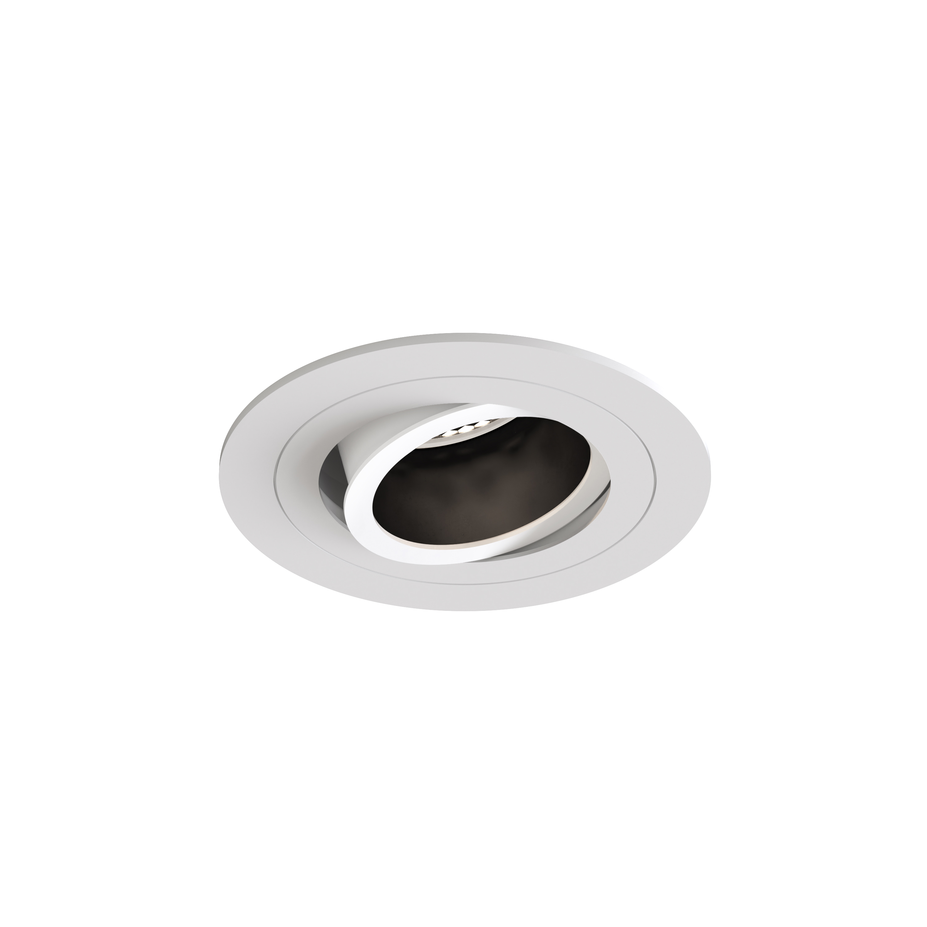Pinhole Slimline Round Adjustable FR IBS excl. GU10 mat wit