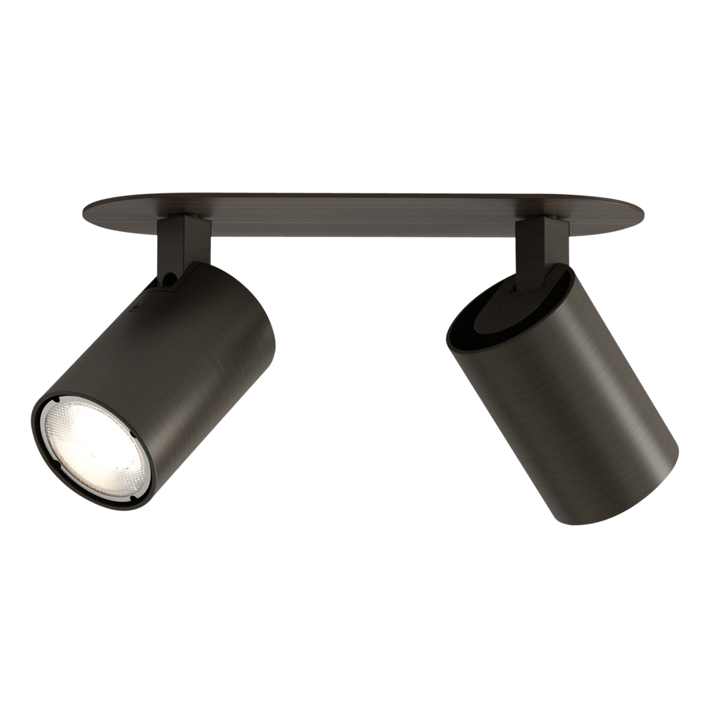 Ascoli Twin Recessed IBS excl. 2x GU10 brons