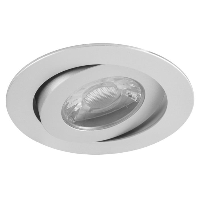 Doppo inbouwspot 4,4W 2700K zilver