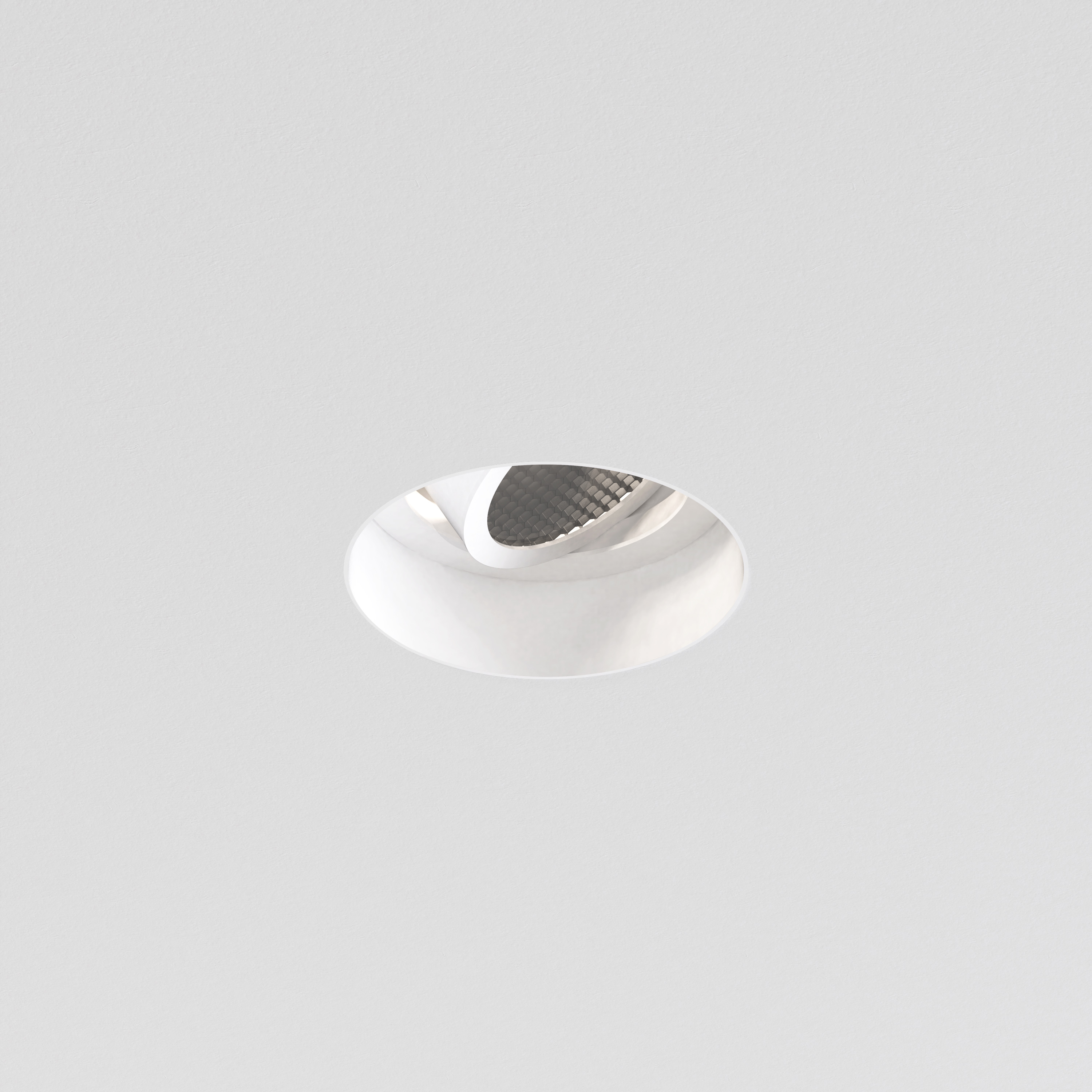 Trimless Round Adjustable inbouwspot excl. GU10 mat wit