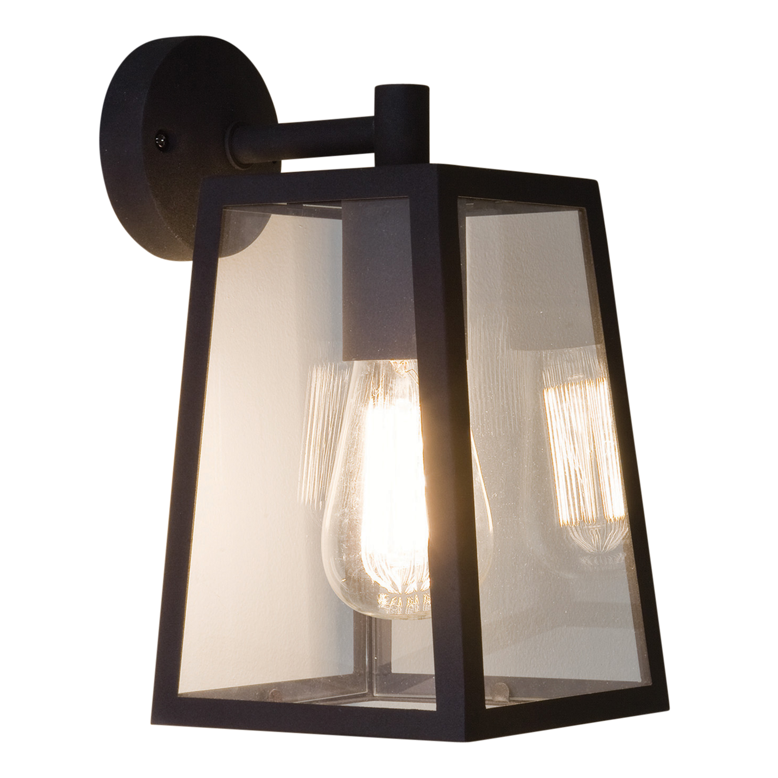 Calvi Wall BWL excl. E27 structuur zwart