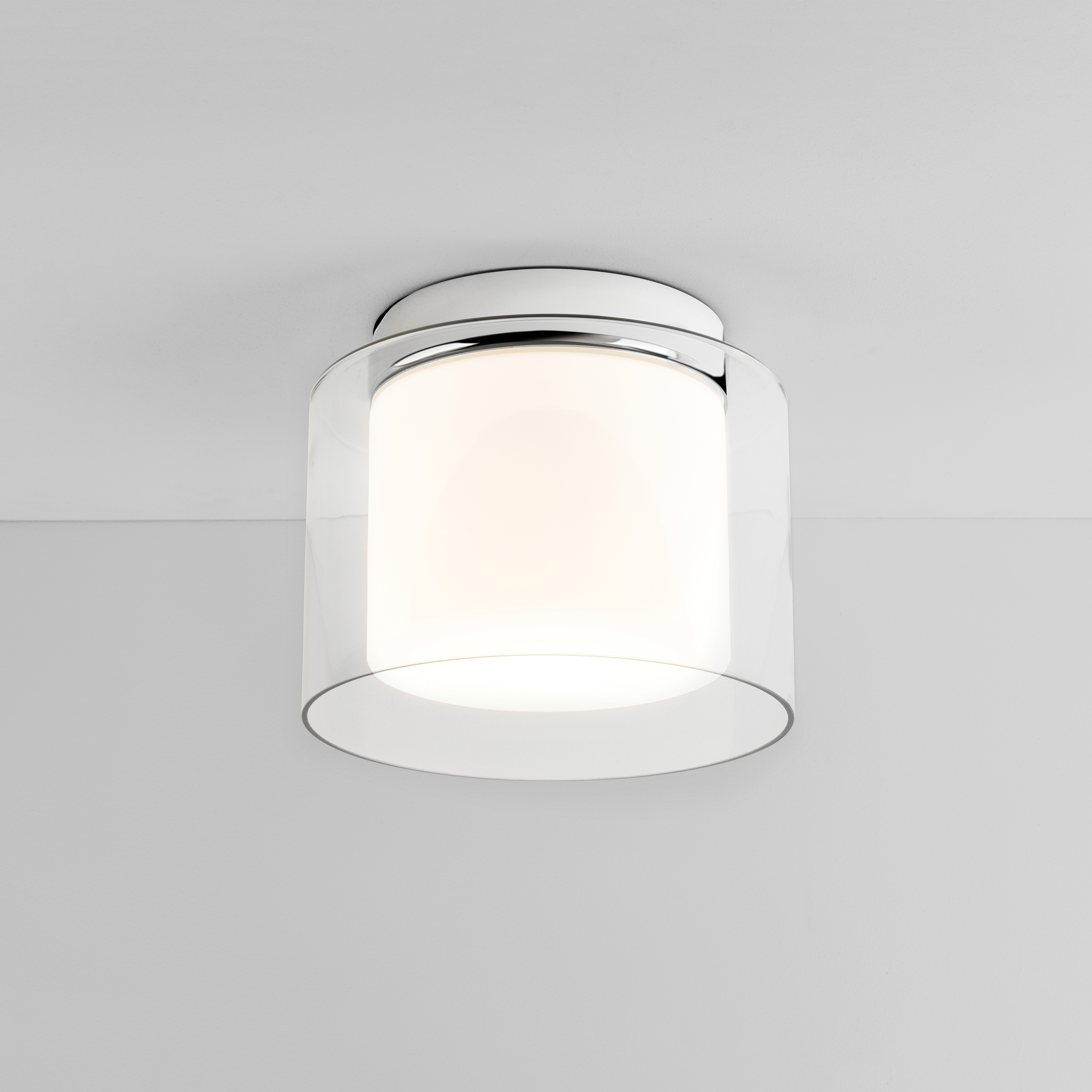 Arezzo plafondlamp excl. E27 chroom