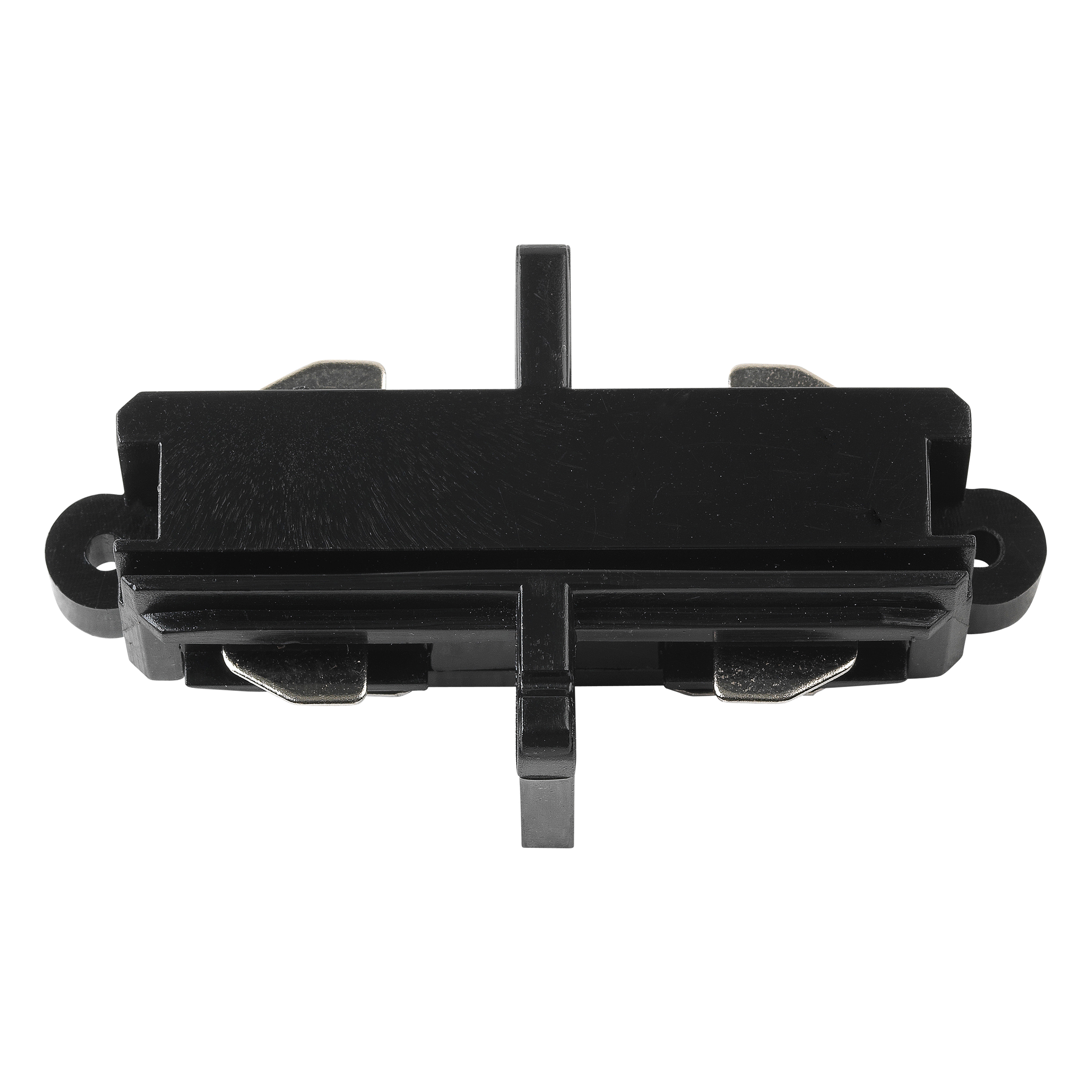 End to end connector 1-fase rail mat zwart
