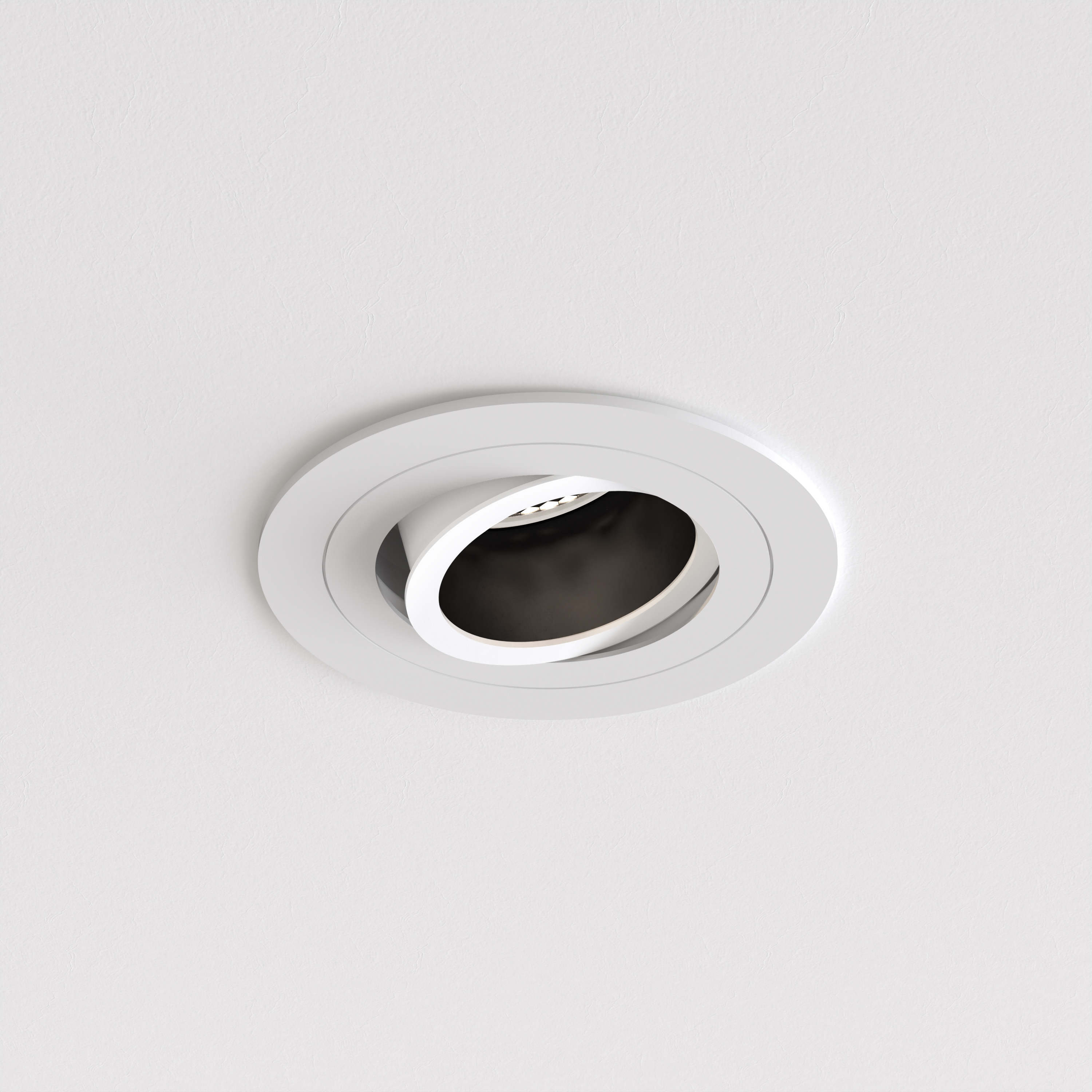 Astro Pinhole Slimline Round Adjustable FR inbouwspot mat wit