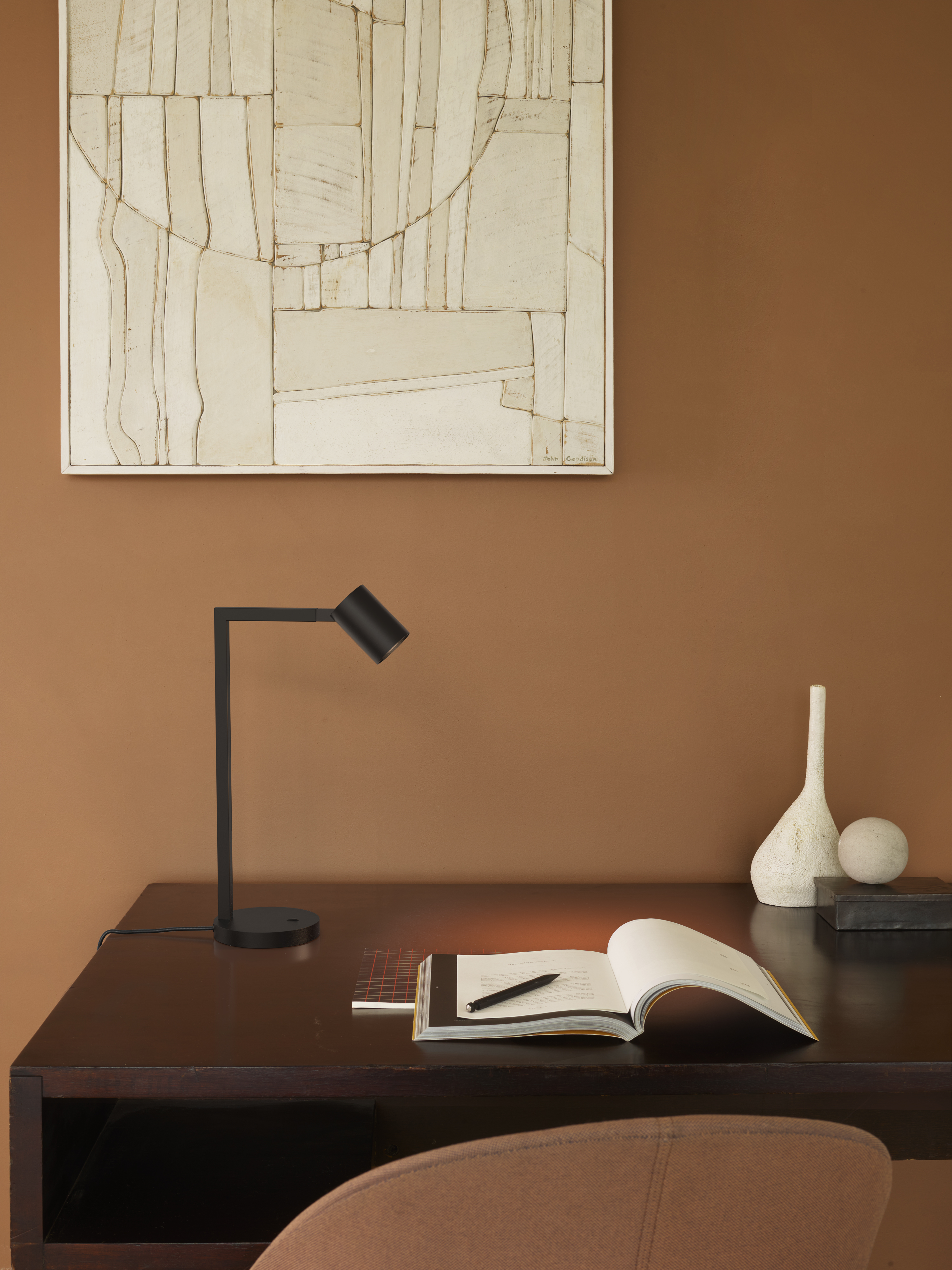 Ascoli Desk TL excl. GU10 mat zwart