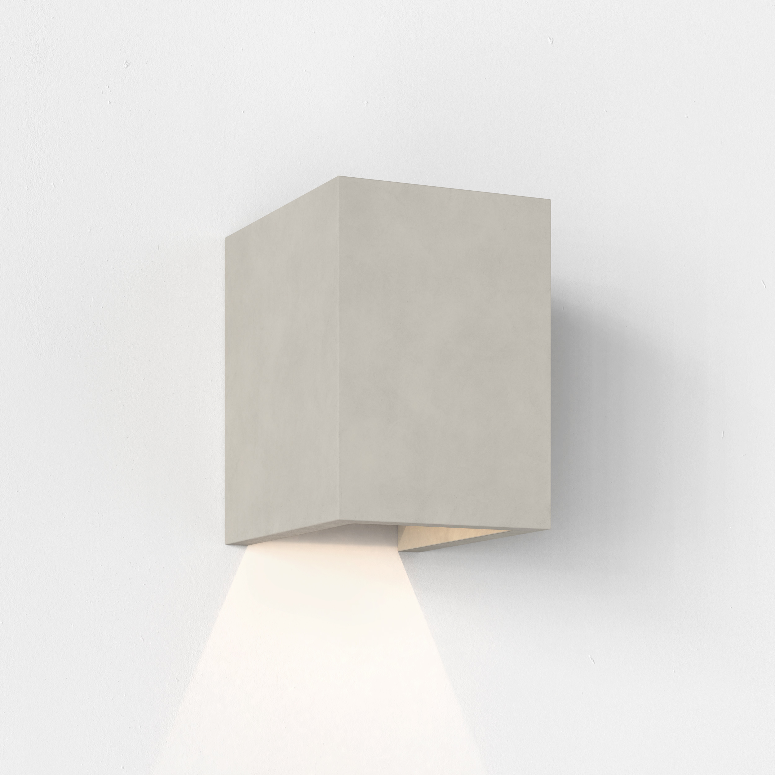 Oslo 120 LED buiten wandlamp 3000K IP65 mat concrete