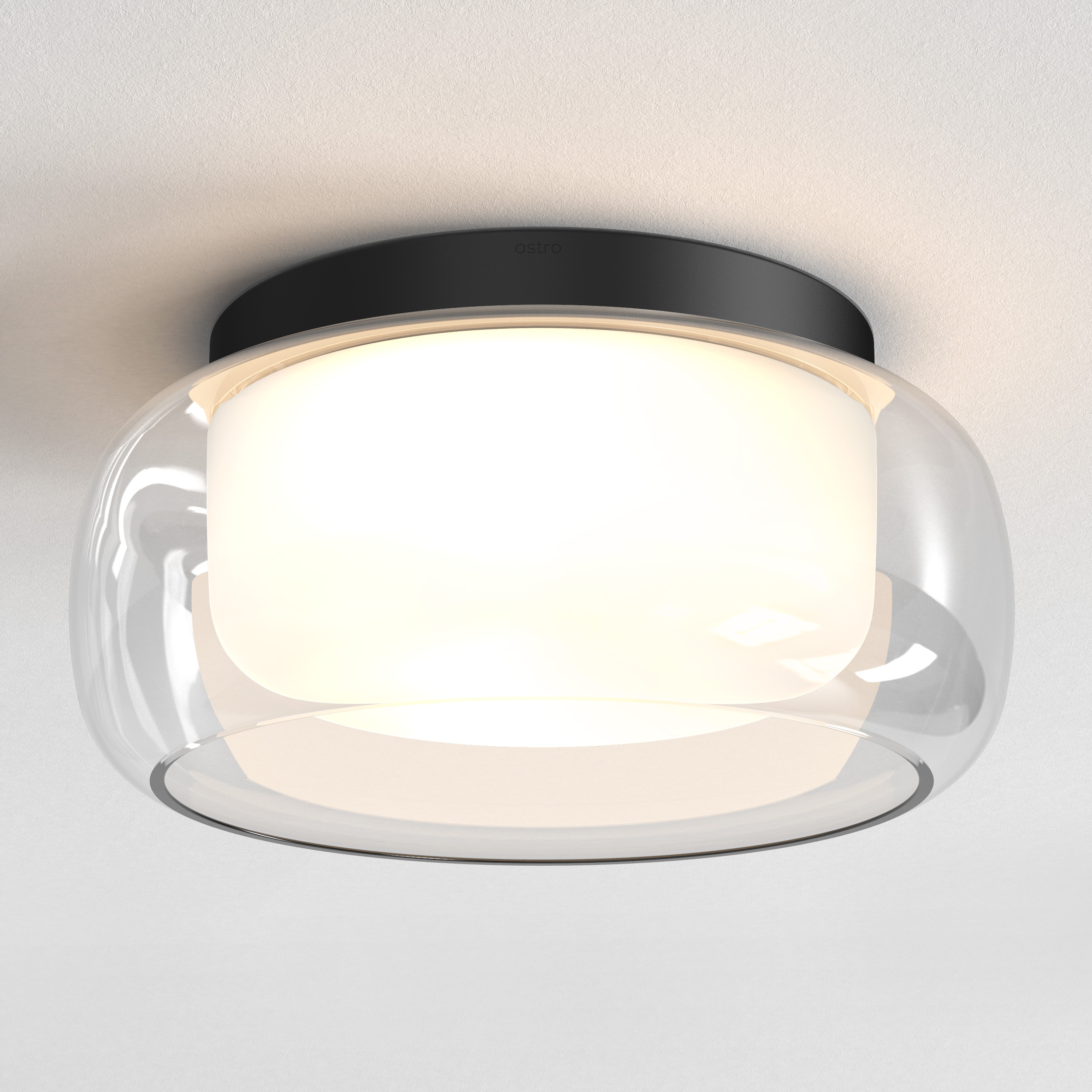 Aquina Ceiling 360 plafondlamp excl. 2x E27 mat zwart