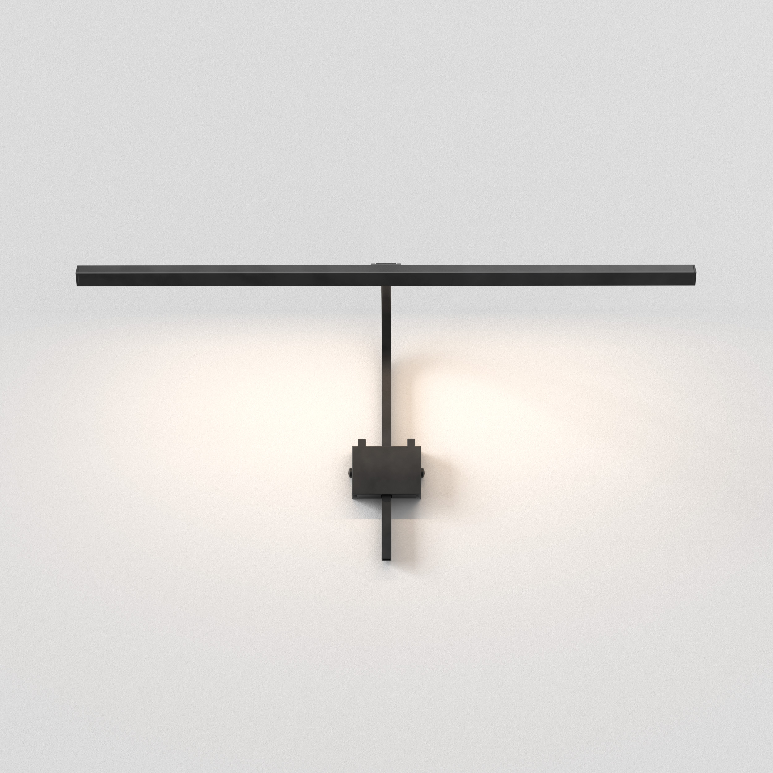 Mondrian 600 Frame Mounted LED WL 2700K mat zwart