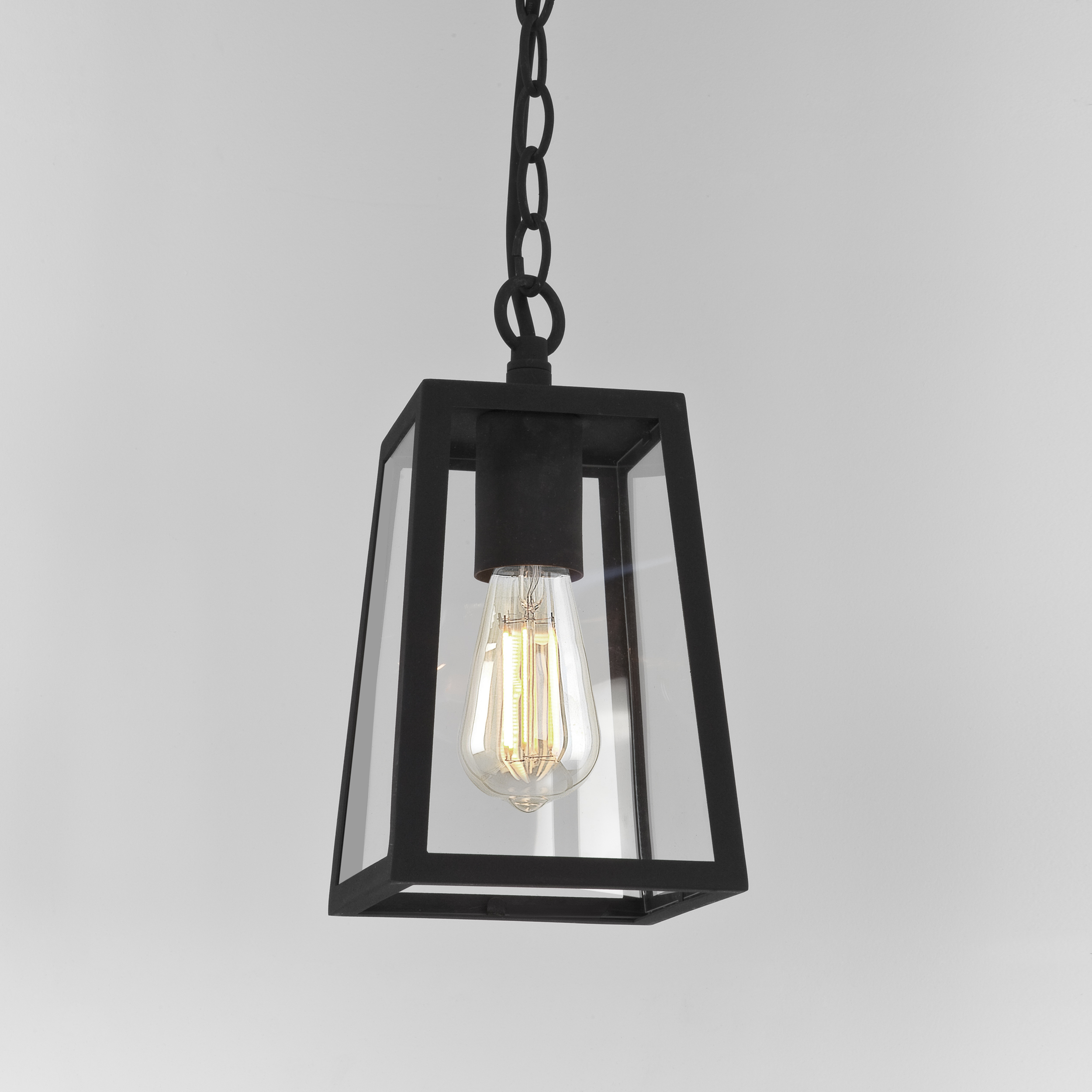 Calvi Pendant buiten hanglamp excl. E27 structuur zwart