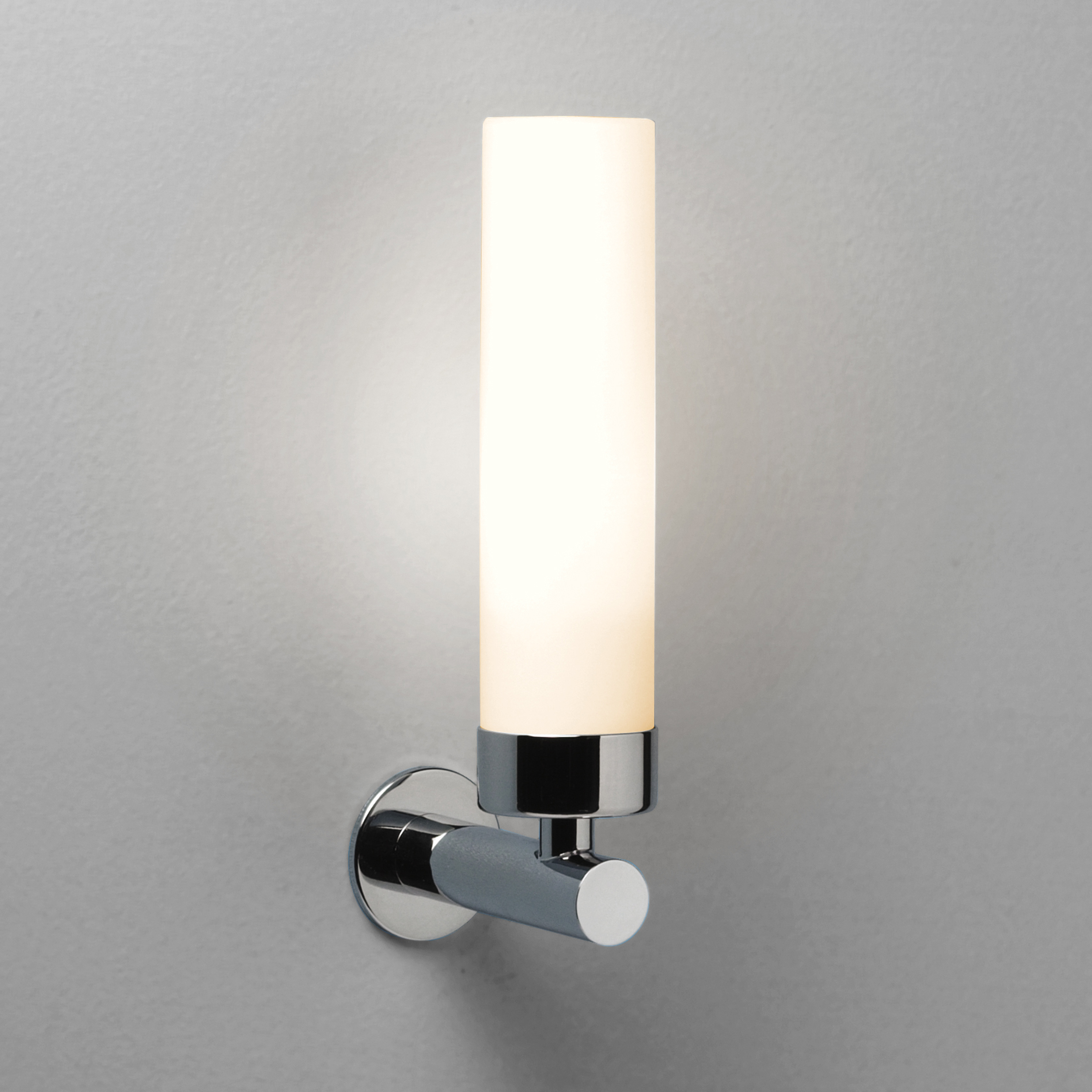 Tube wandlamp excl. E14 chroom