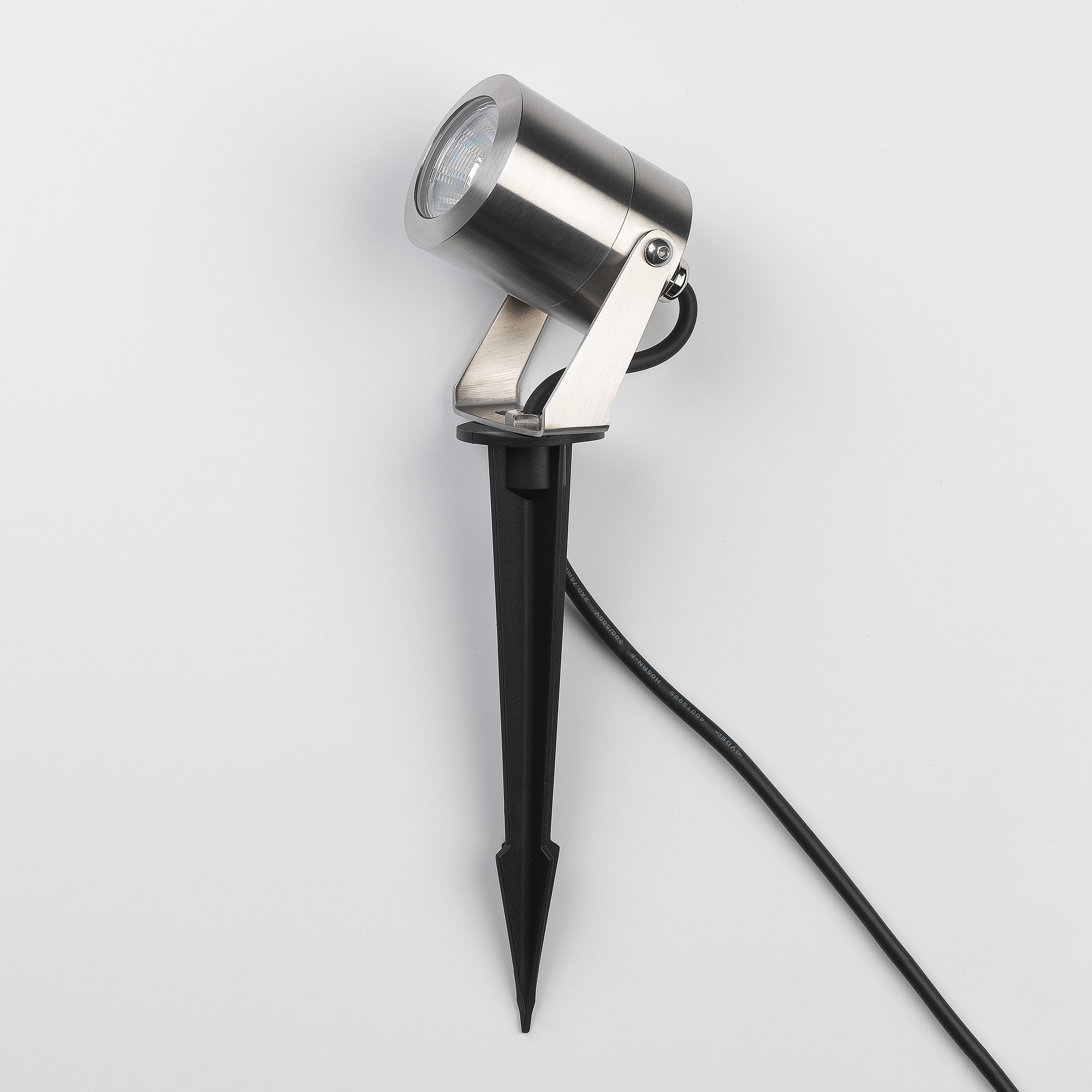 Skye Spike Spot buiten wandlamp RVS geborsteld