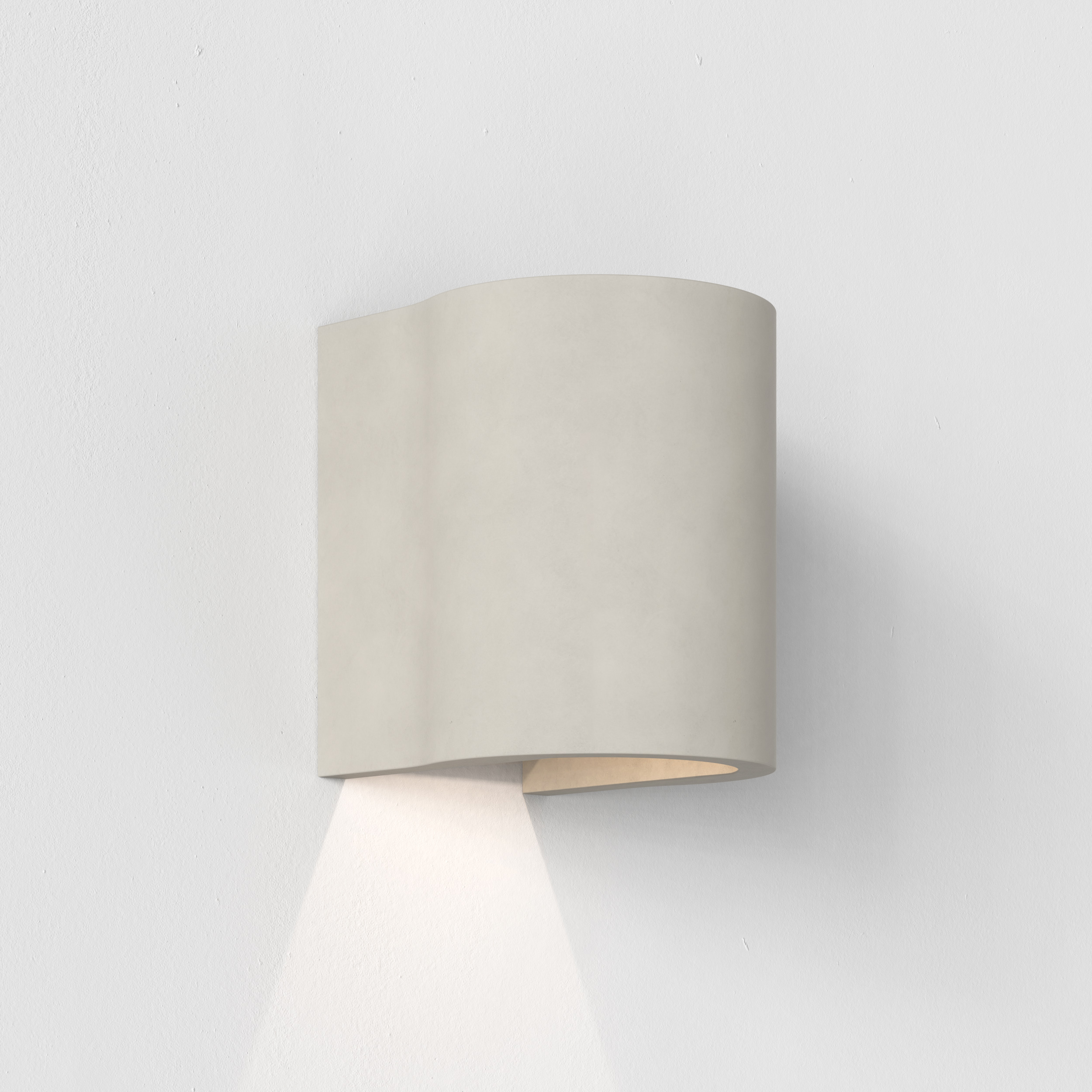Dunbar 120 LED buiten wandlamp 3000K mat concrete
