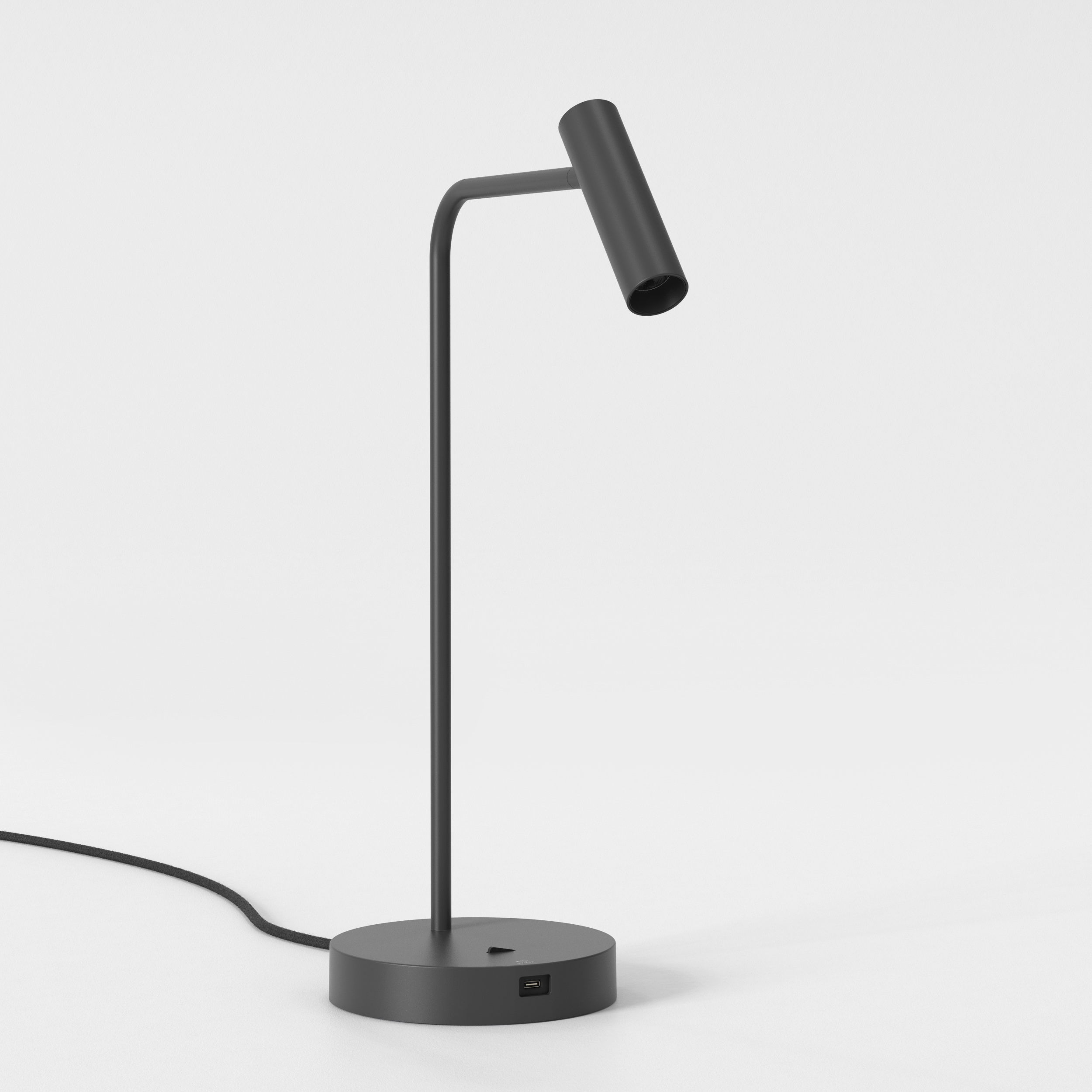 Enna Desk USB LED TL 2700K mat zwart