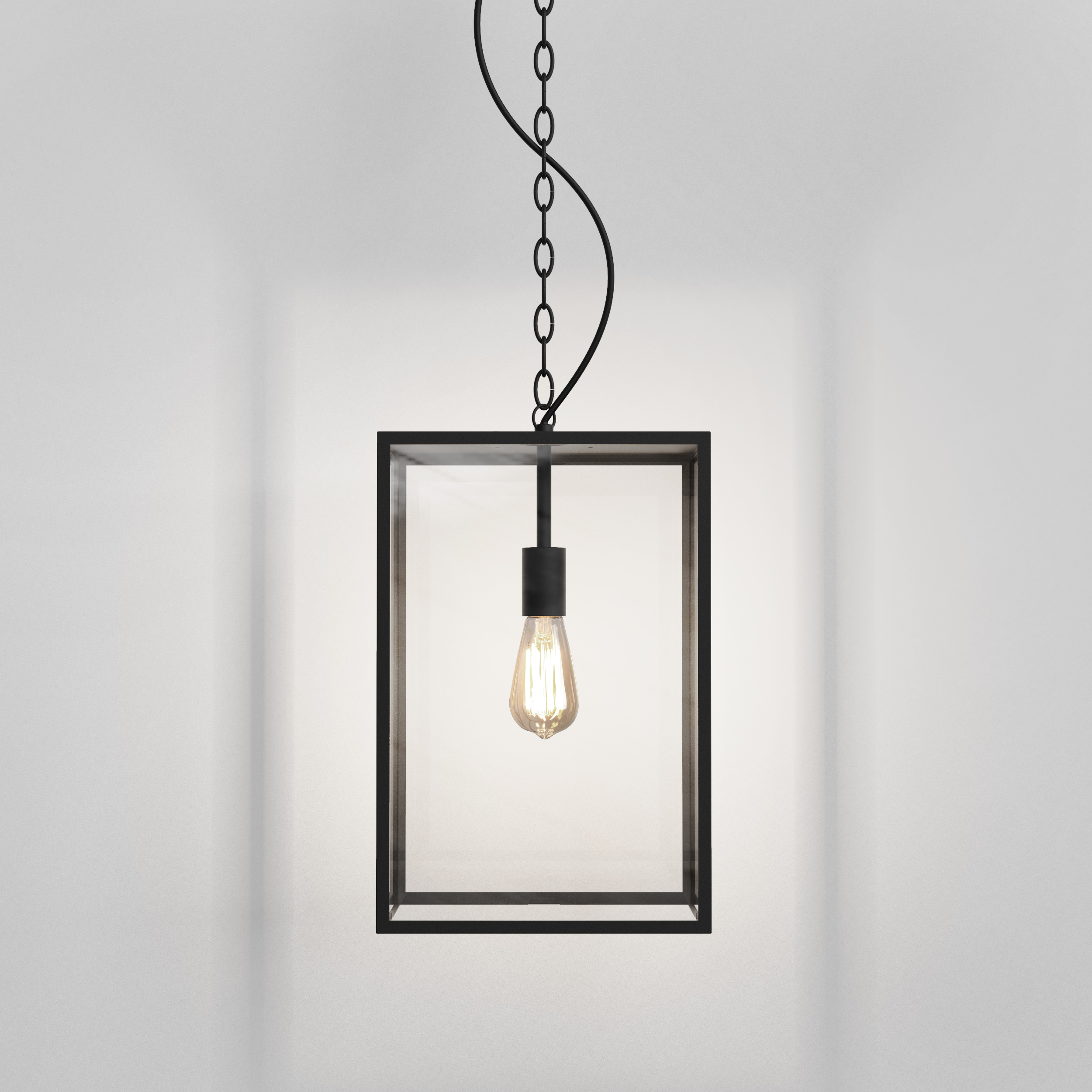 Homefield Pendant 450 hanglamp excl. E27 zwart