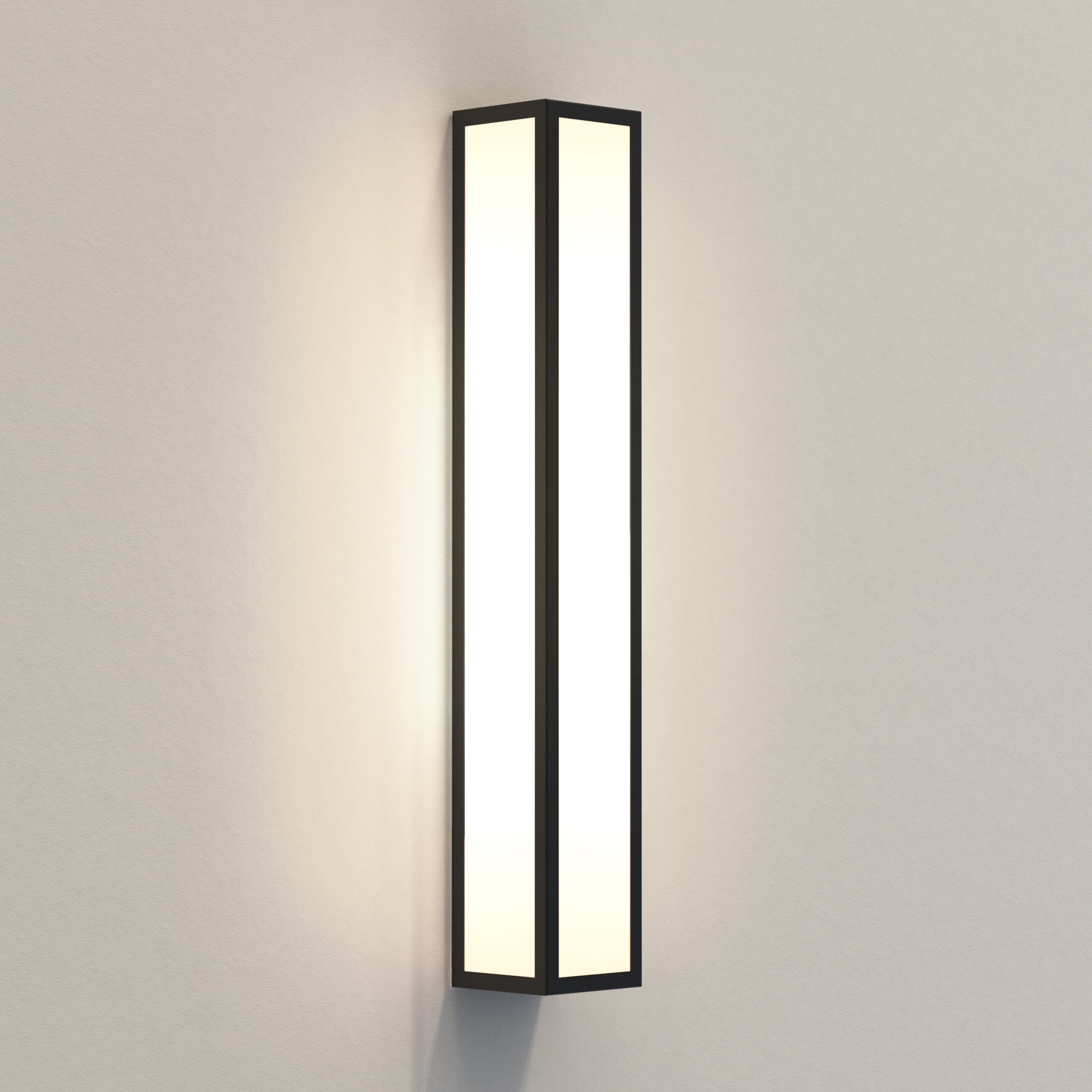 Salerno 520 buiten wandlamp excl. 3x E14 structuur zwart