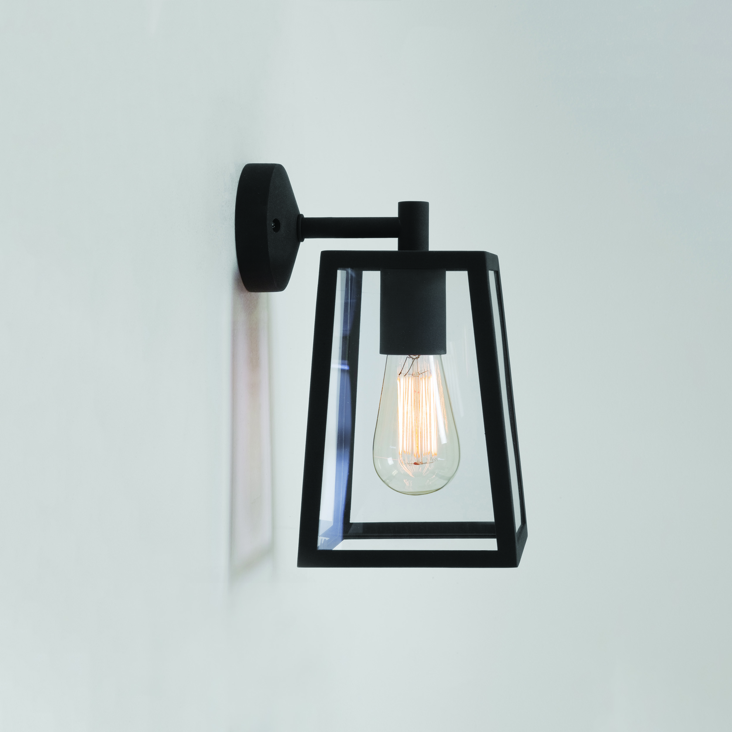 Calvi Wall BWL excl. E27 structuur zwart