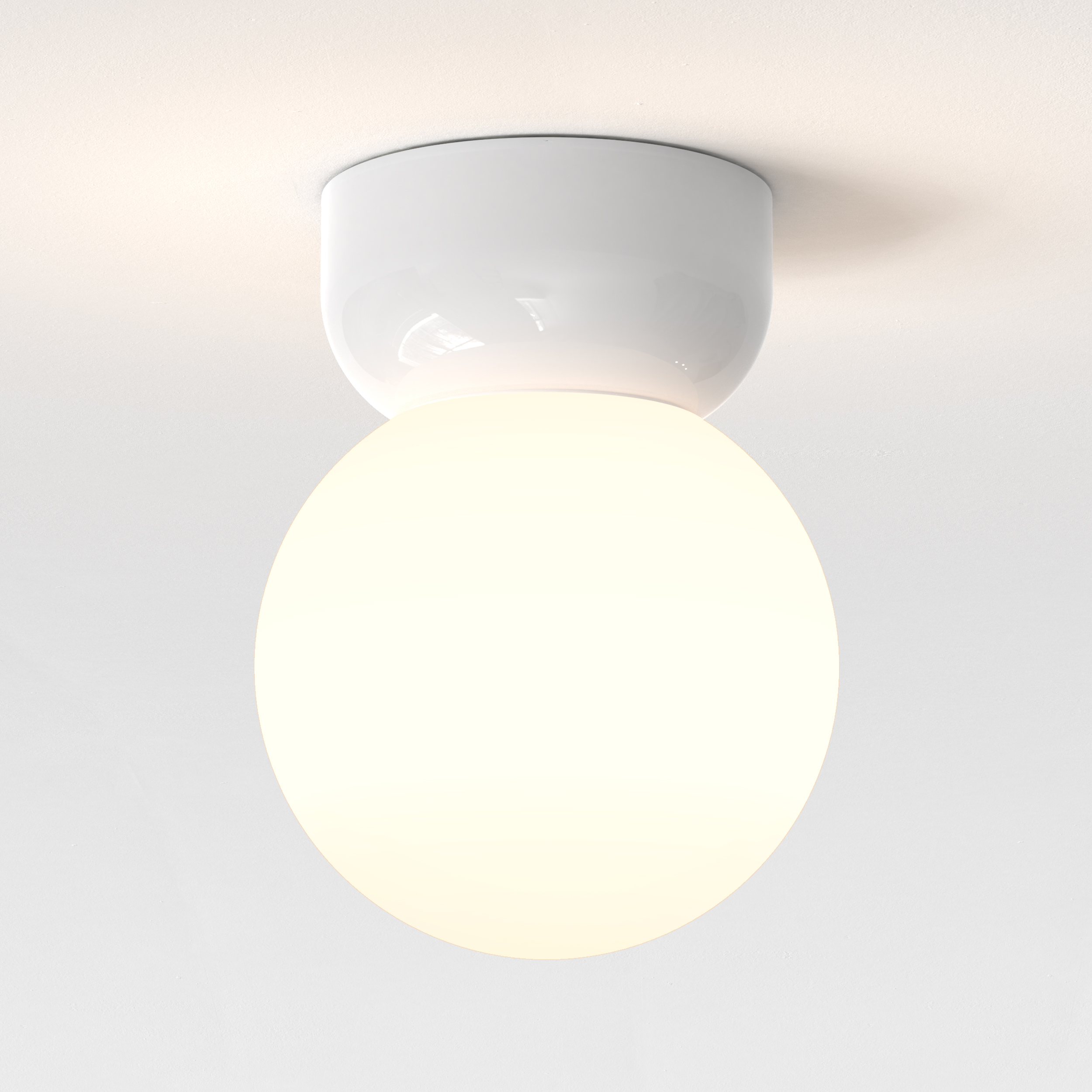 Lyra Ceiling 180 plafondlamp excl. E27 glossy white