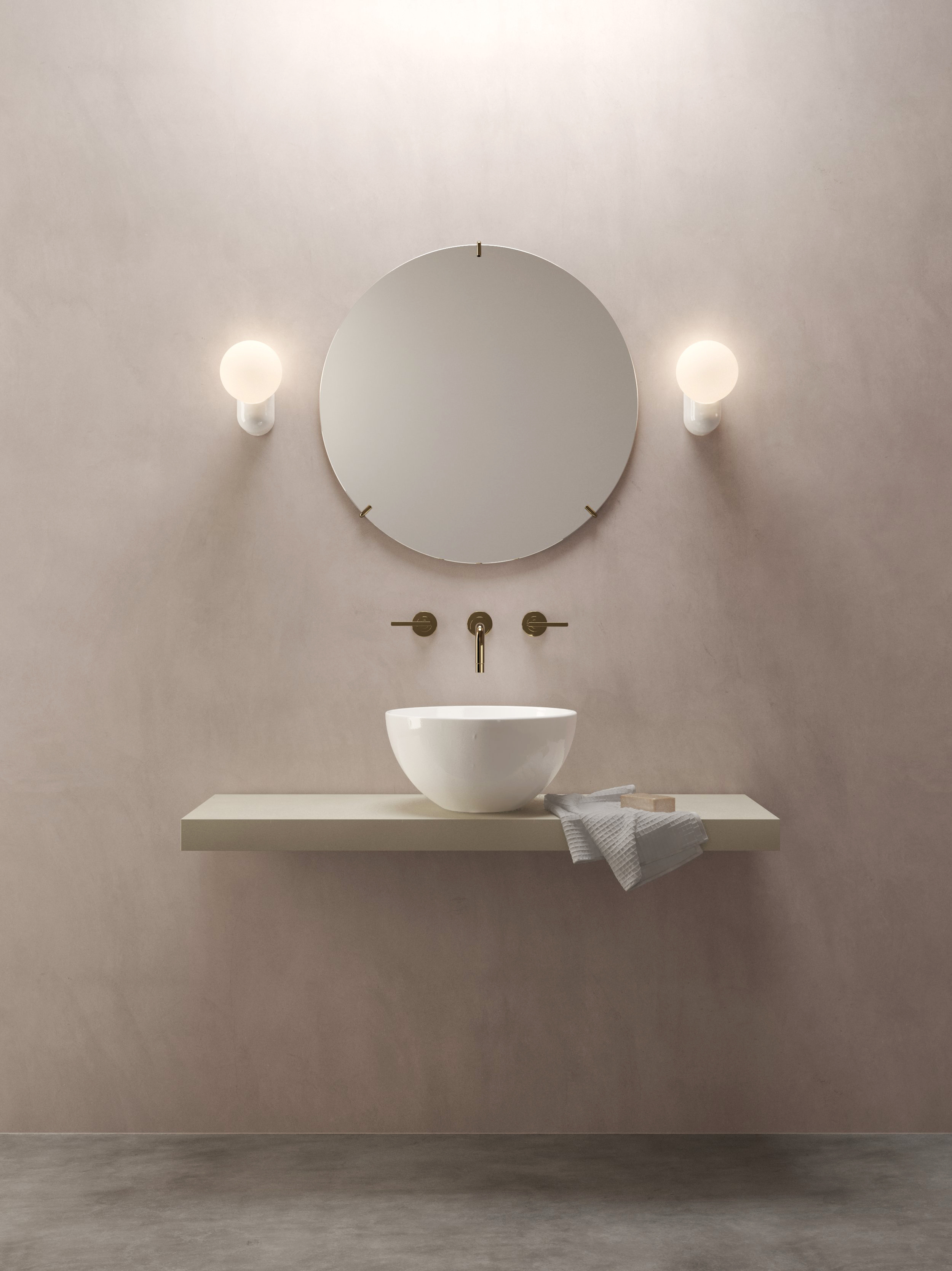 Lyra Wall Single WL excl. G9 glossy white
