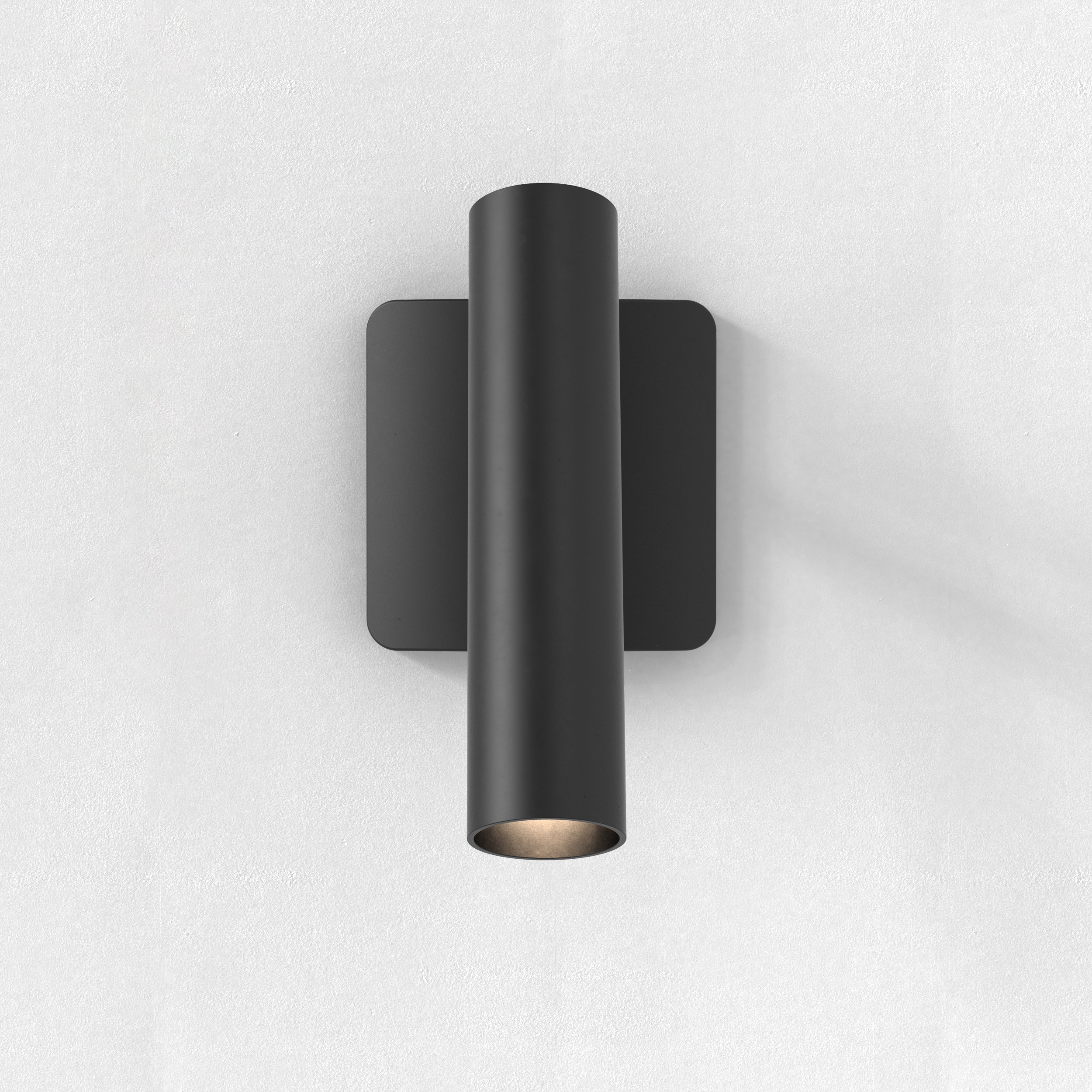 Leda Round Shade mat zwart