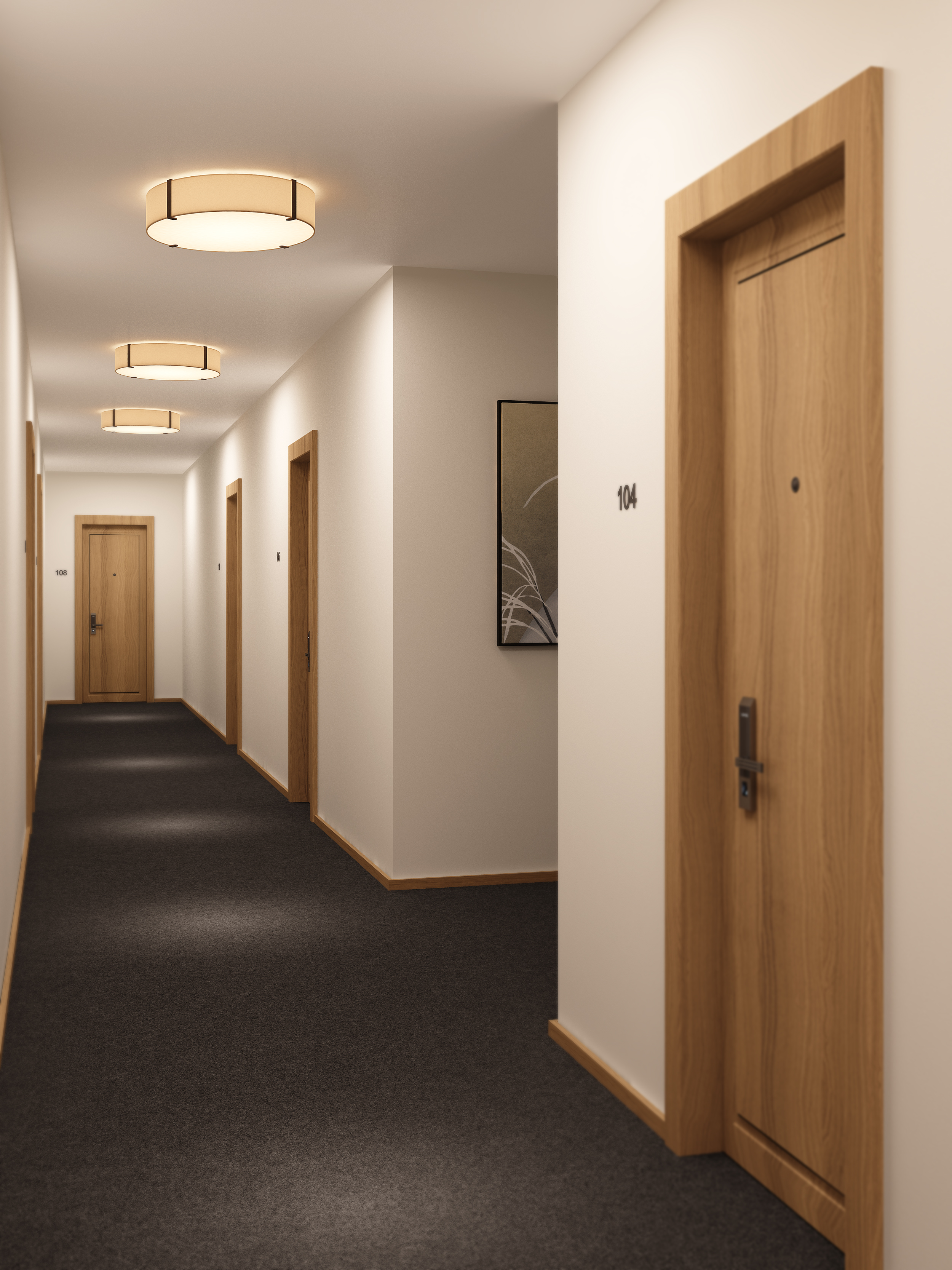 Ceiling Base 460 PL 2700K LED mat wit fase dim