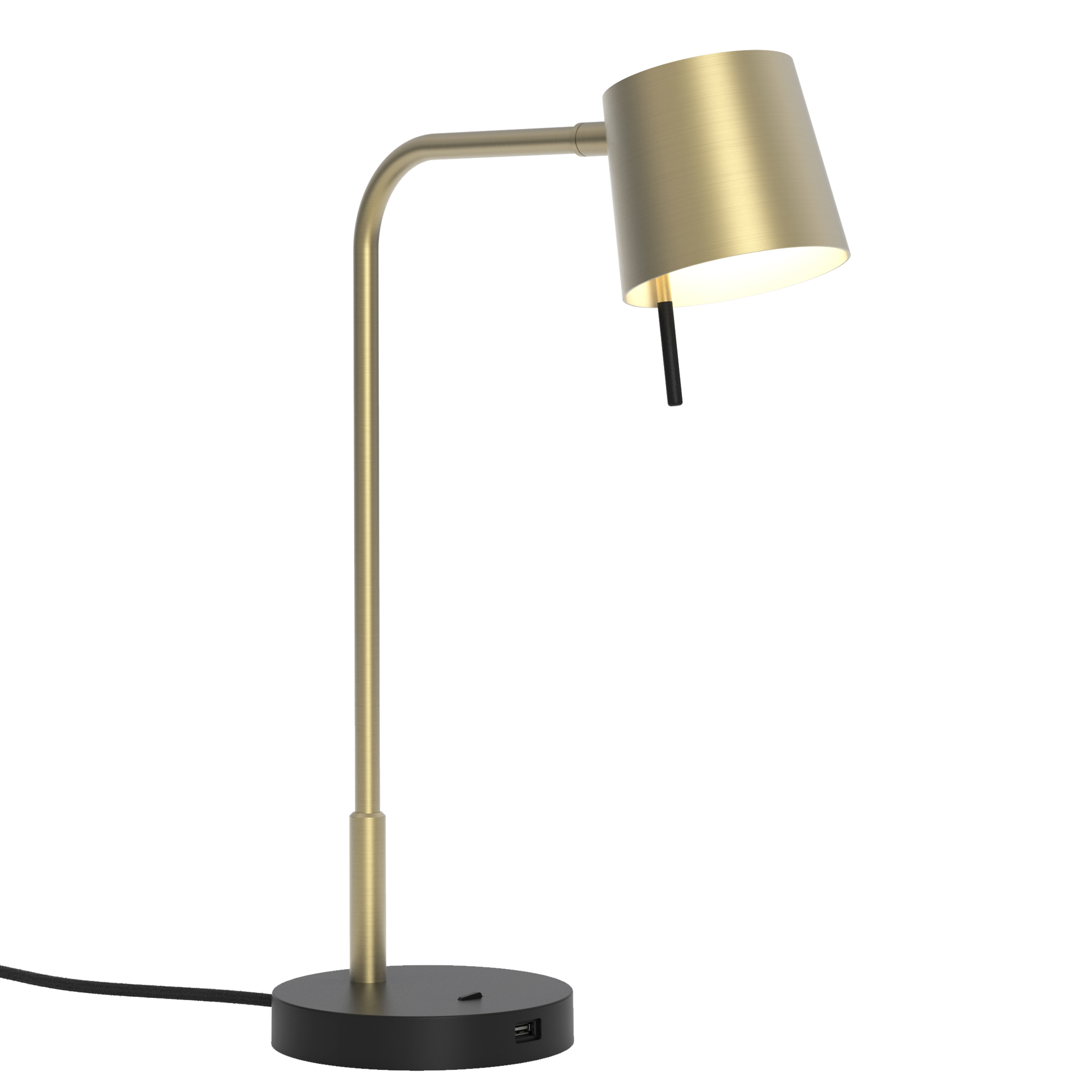 Miura Desk USB LED TL 2700K mat goud
