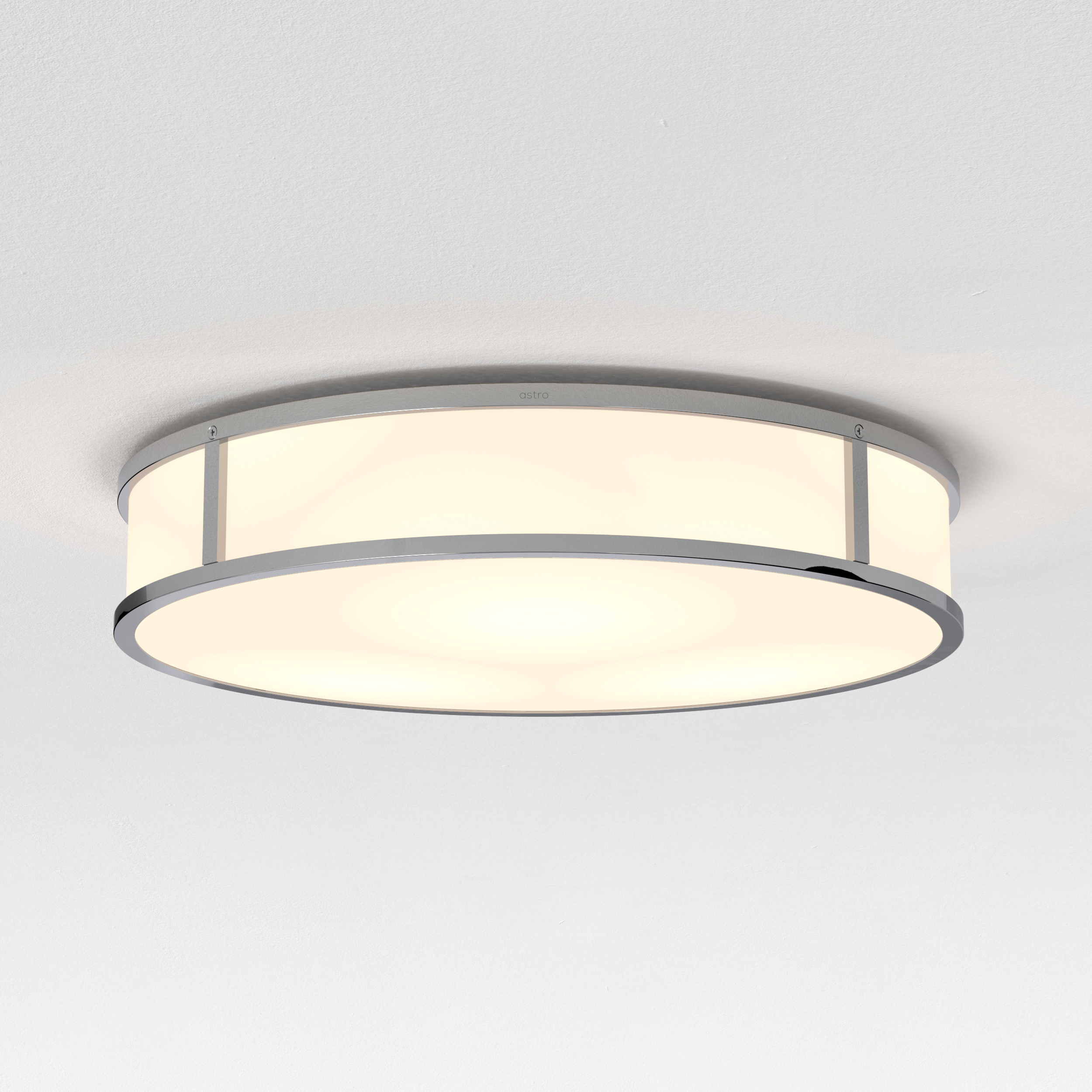 Mashiko Round 400 plafondlamp excl. 3x E27 chroom
