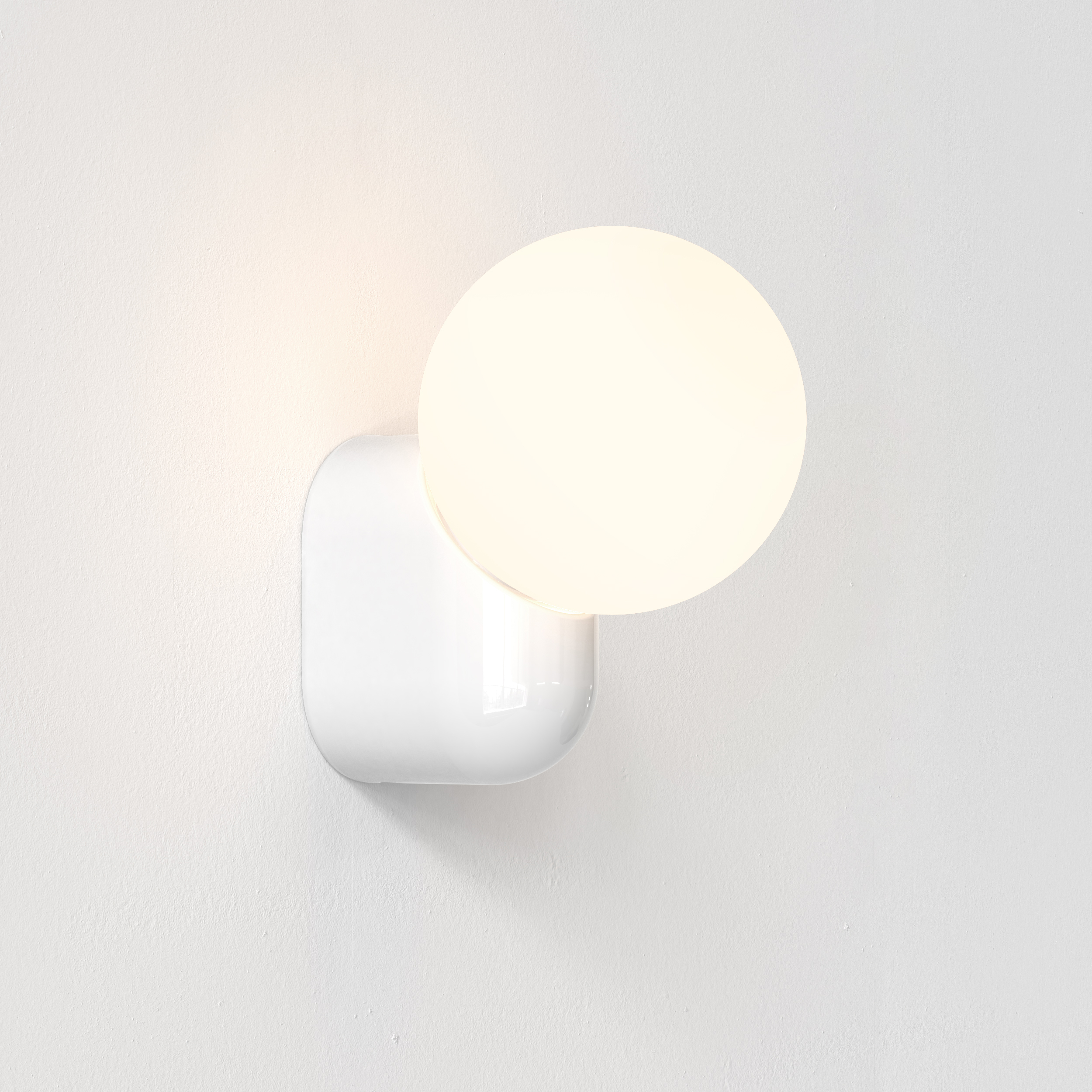Astro Lyra Wall Single wandlamp glossy white