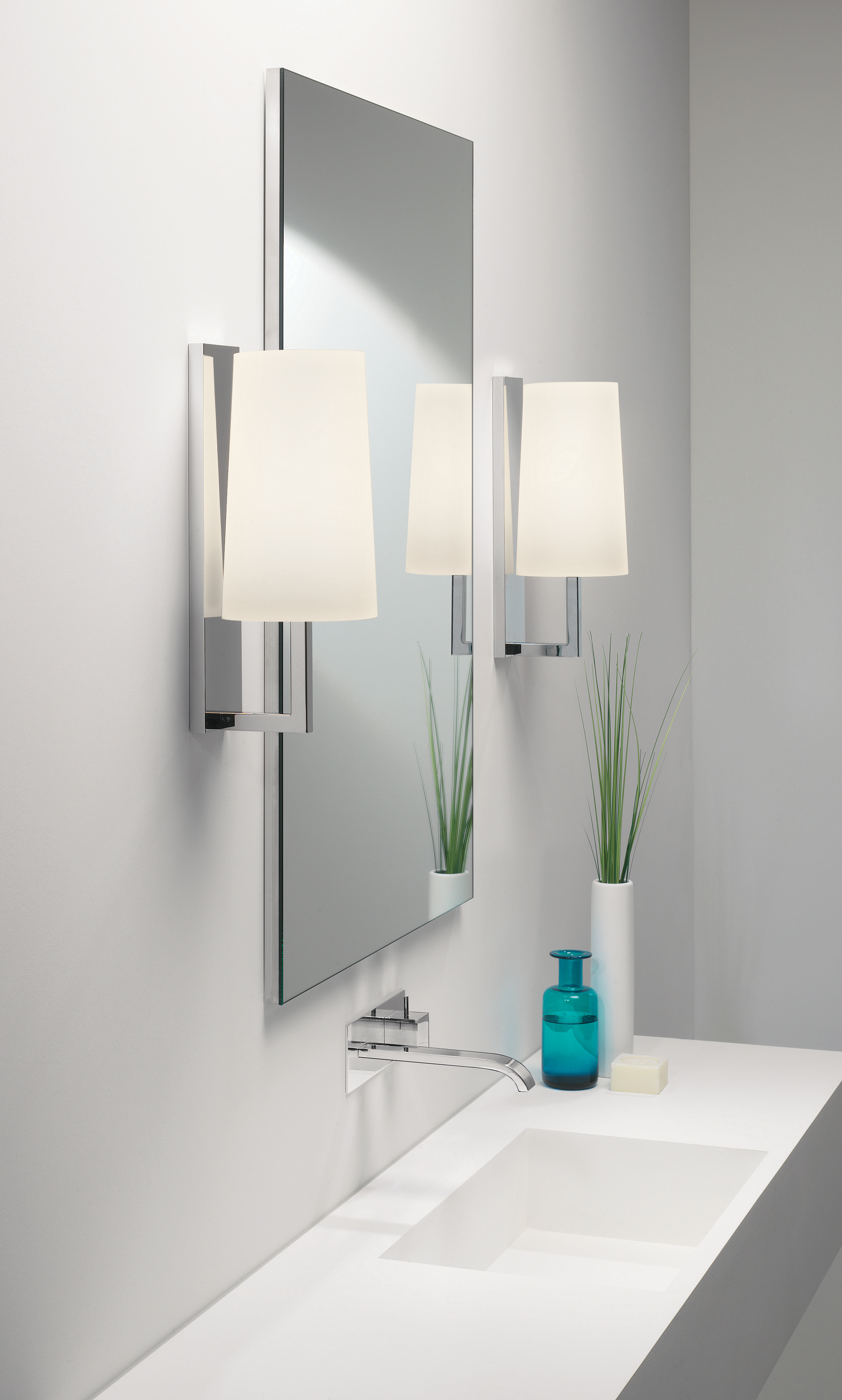 Riva 350 WL excl. E27 chroom