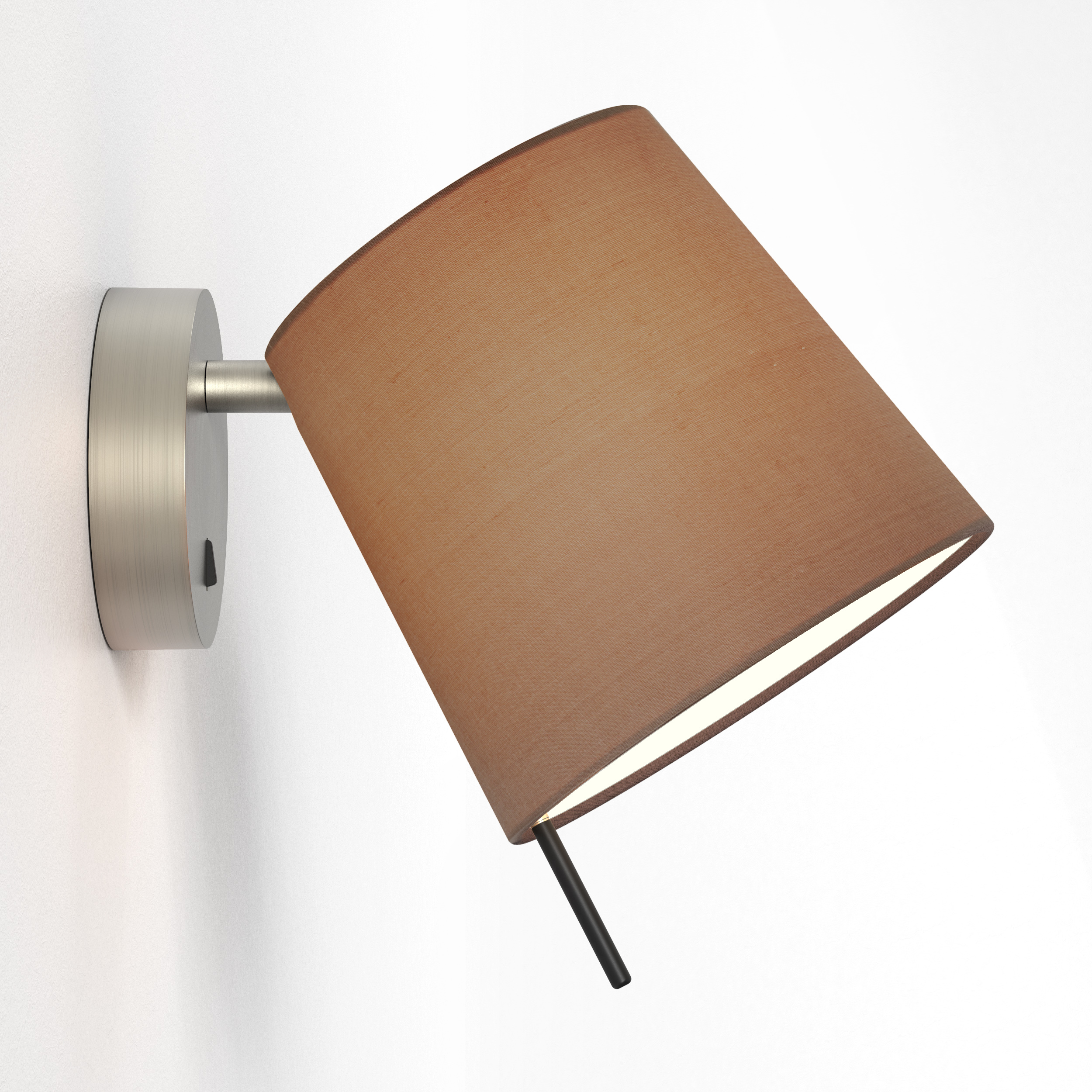 Mitsu Wall WL excl. E27 mat nikkel