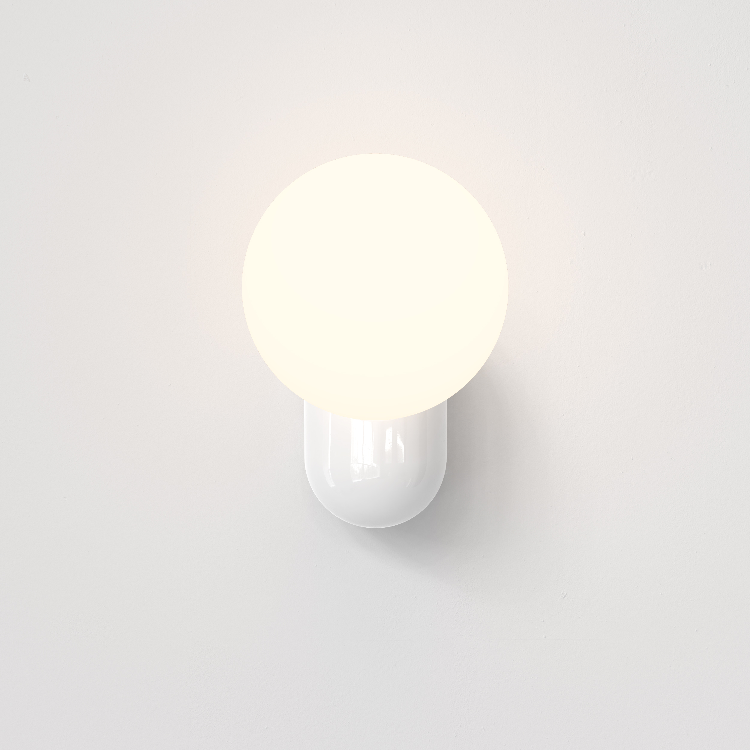 Lyra Wall Single WL excl. G9 glossy white