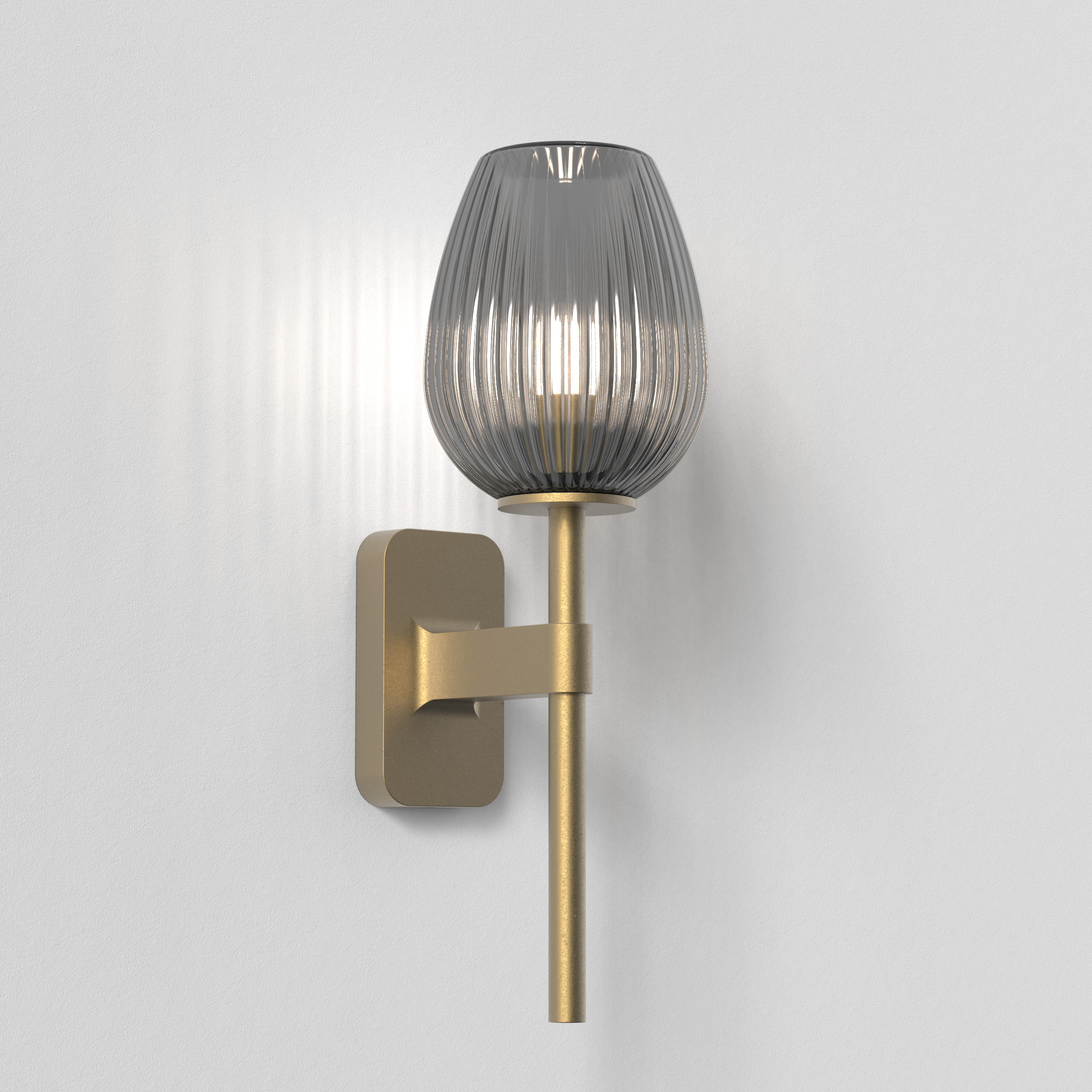 Tacoma Single wandlamp excl. G9 messing