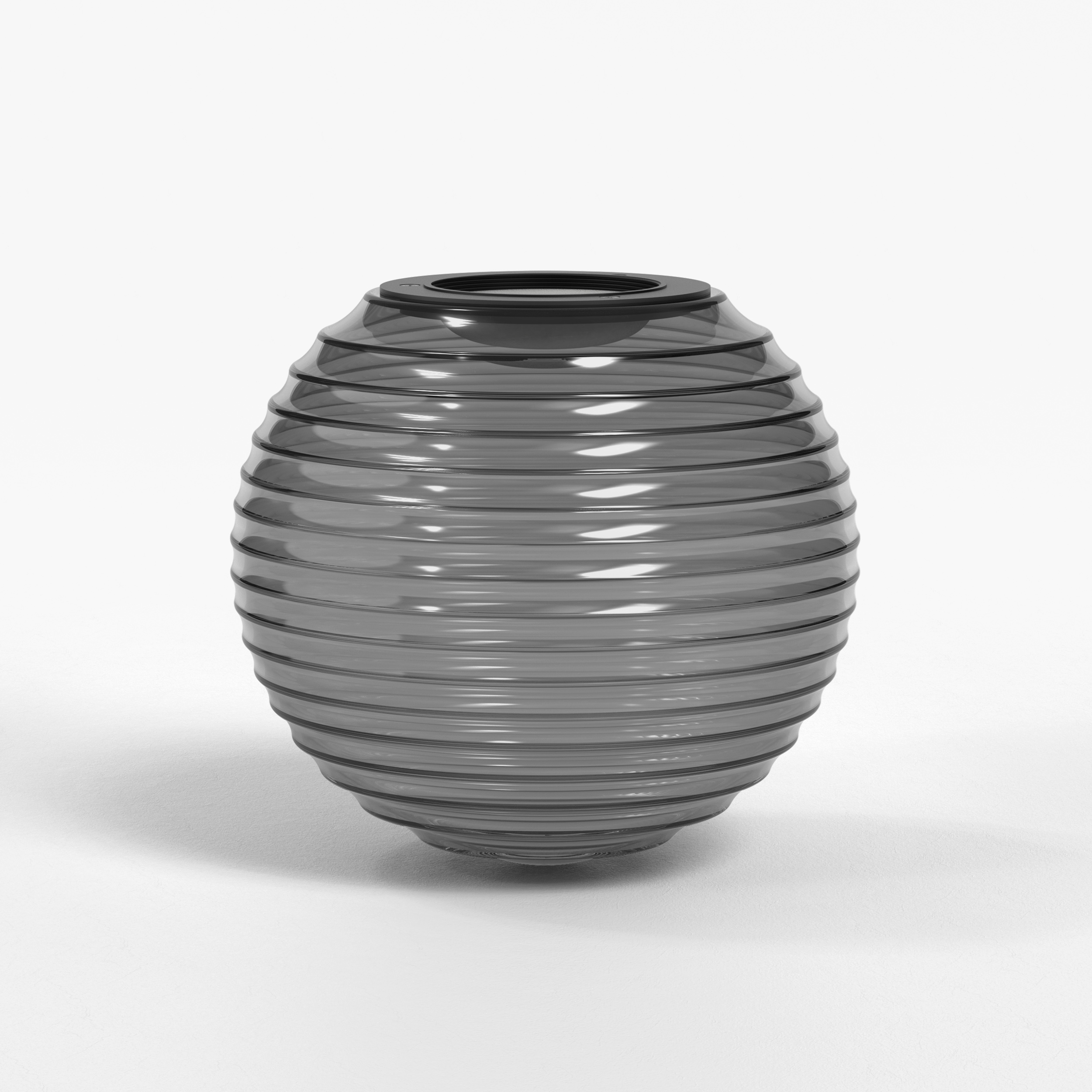 Nara Globe Ribbed los glas smoke