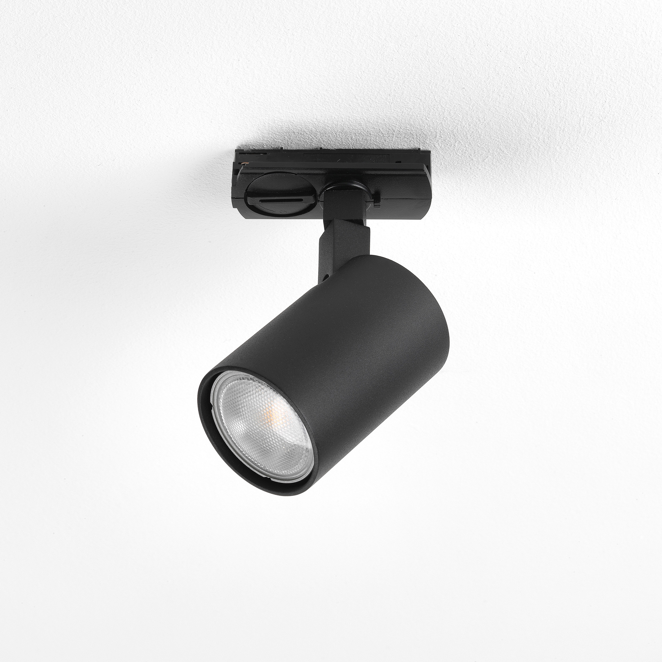 Ascoli Track opbouwspot excl. GU10 structuur zwart
