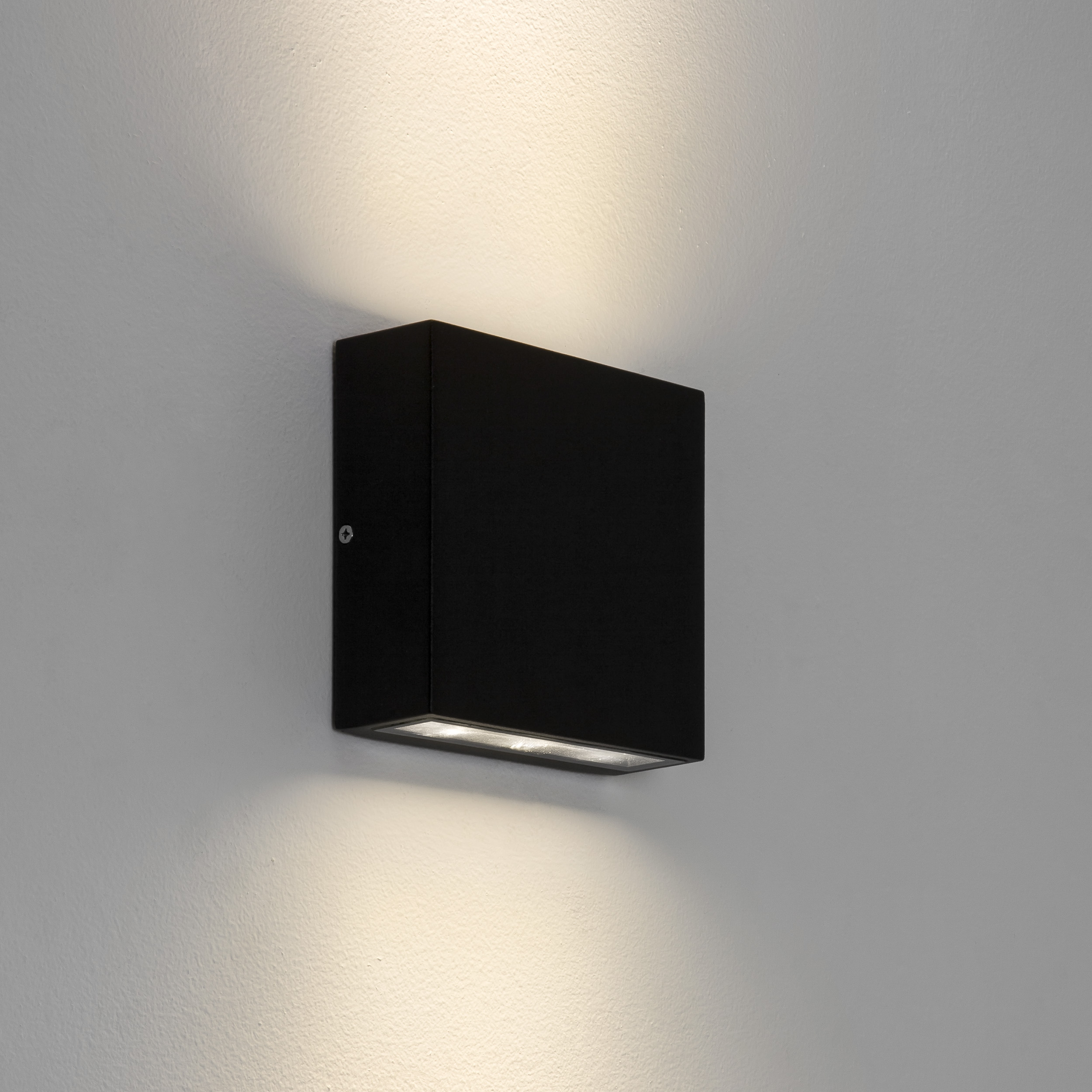 Astro Elis Twin LED buiten wandlamp 3000K structuur zwart