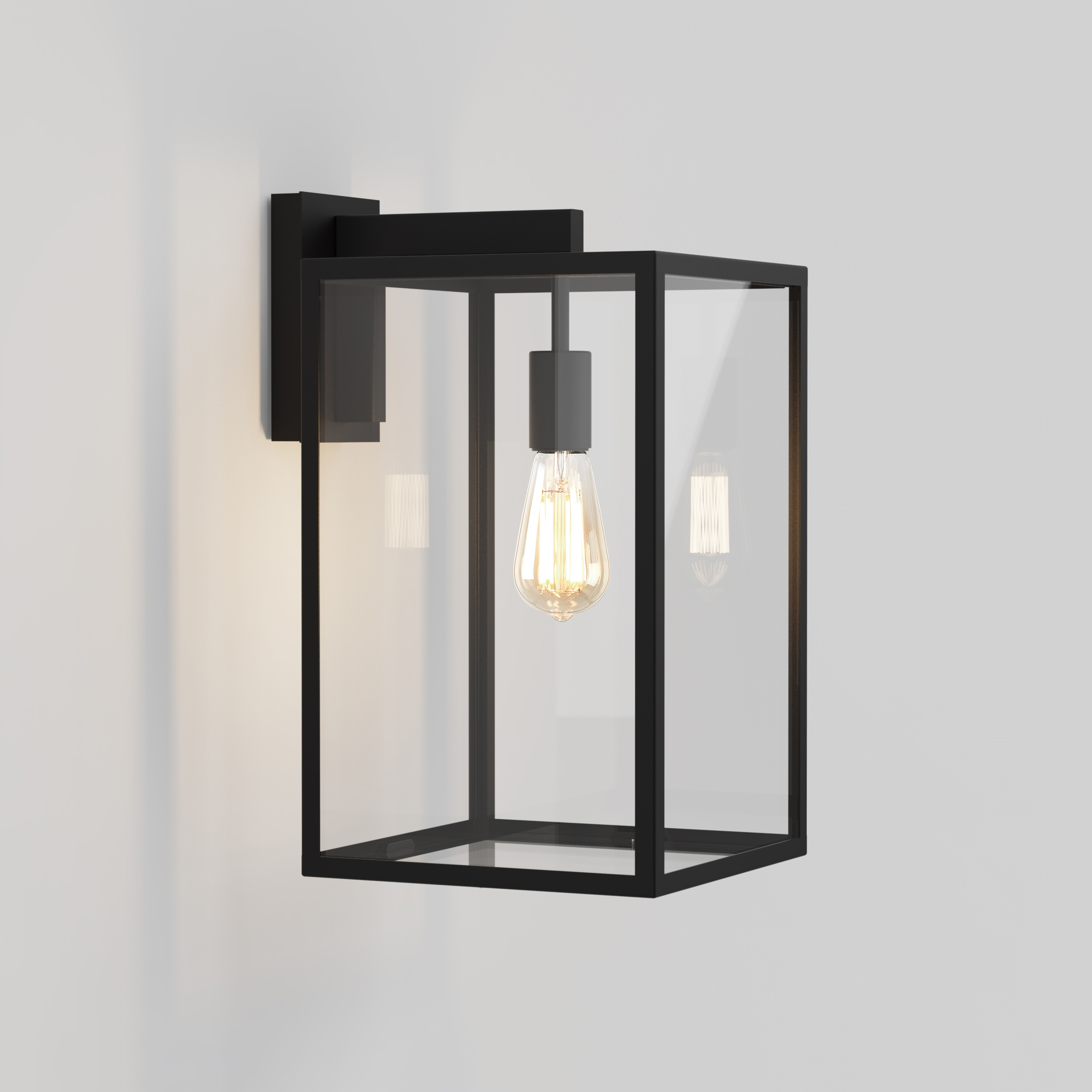 Box Lantern 450 BWL excl. E27 structuur zwart