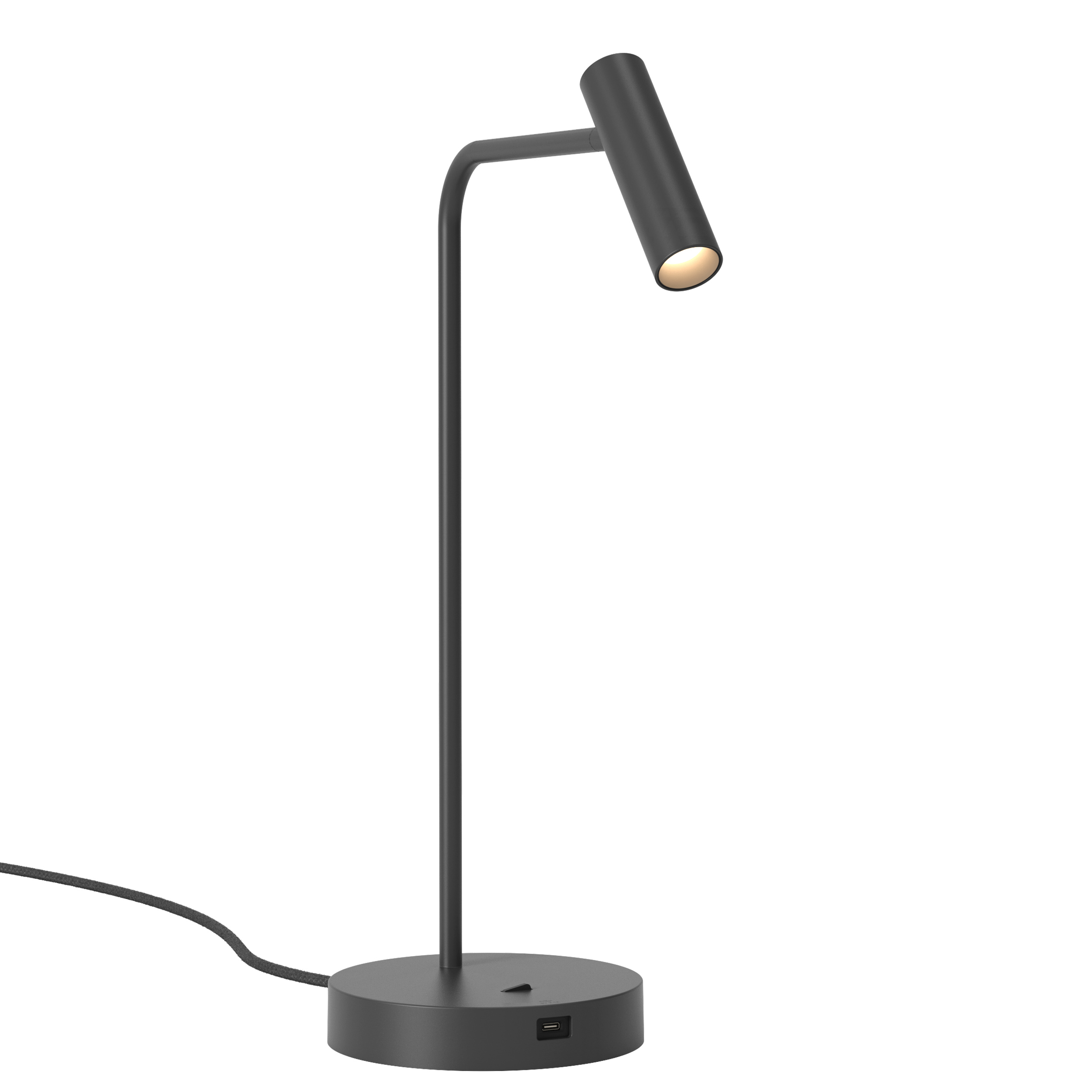 Enna Desk USB LED TL 2700K mat zwart