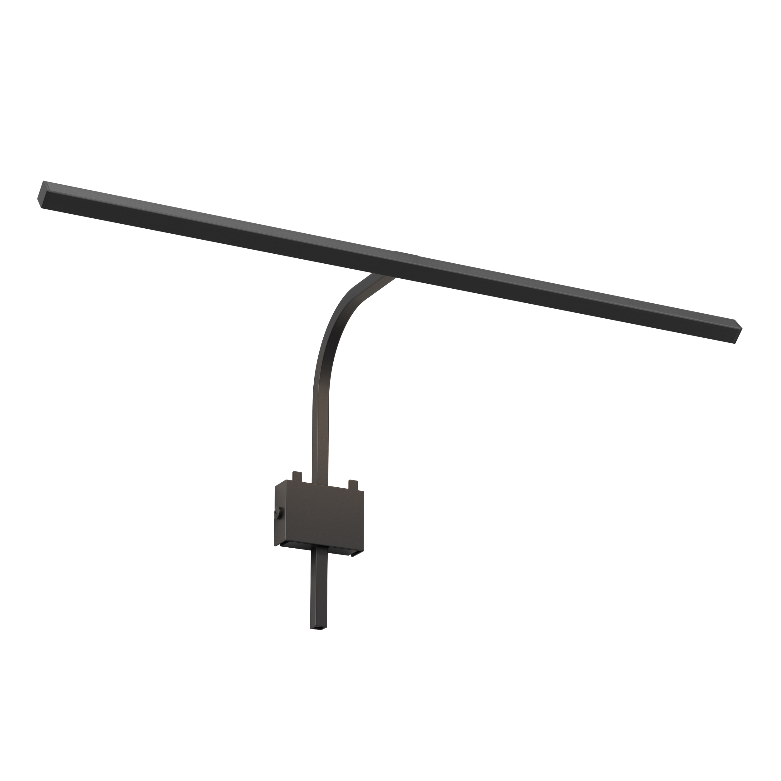 Mondrian 600 Frame Mounted LED WL 2700K mat zwart