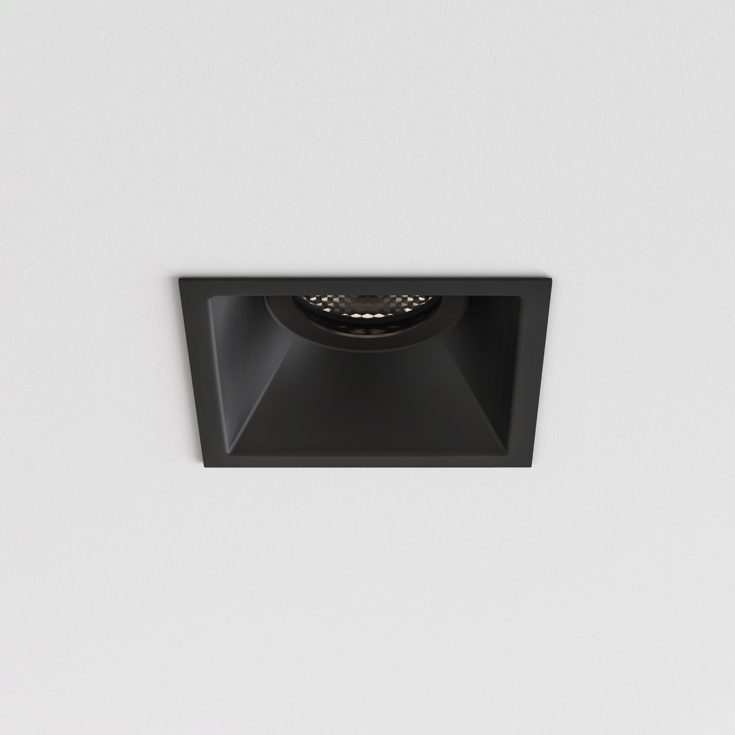 Minima Slimline Square Fixed FR inbouwspot IP65 excl. GU10 mat zwart