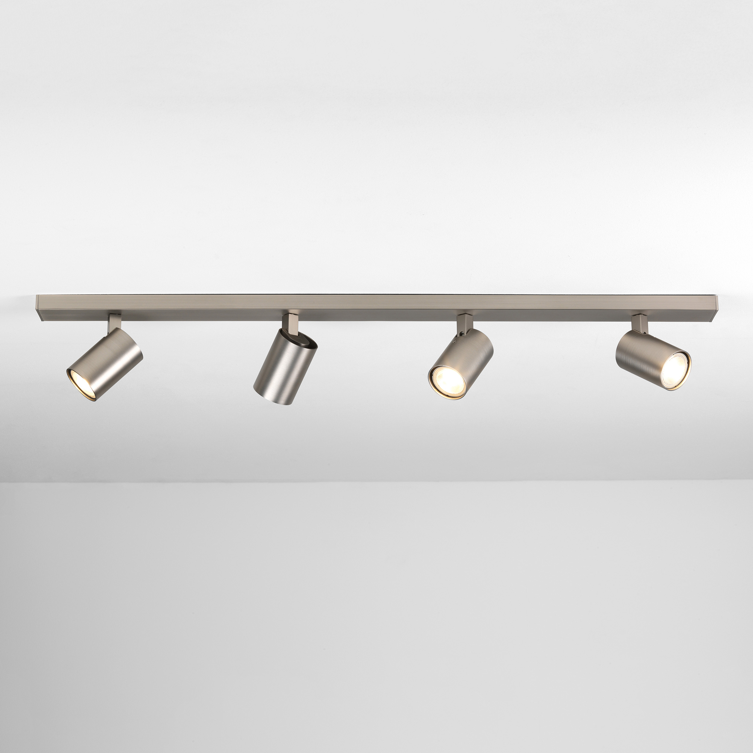 Ascoli Four Bar opbouwspot excl. 4x GU10 mat nikkel