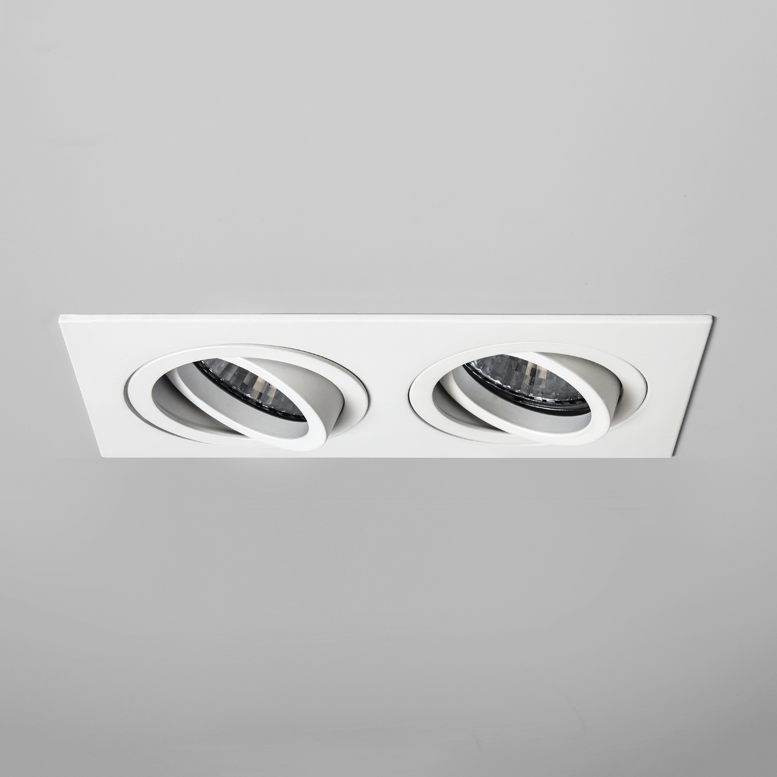 Taro Twin adj. 230V inbouwspot excl. 2x GU10 FR mat wit