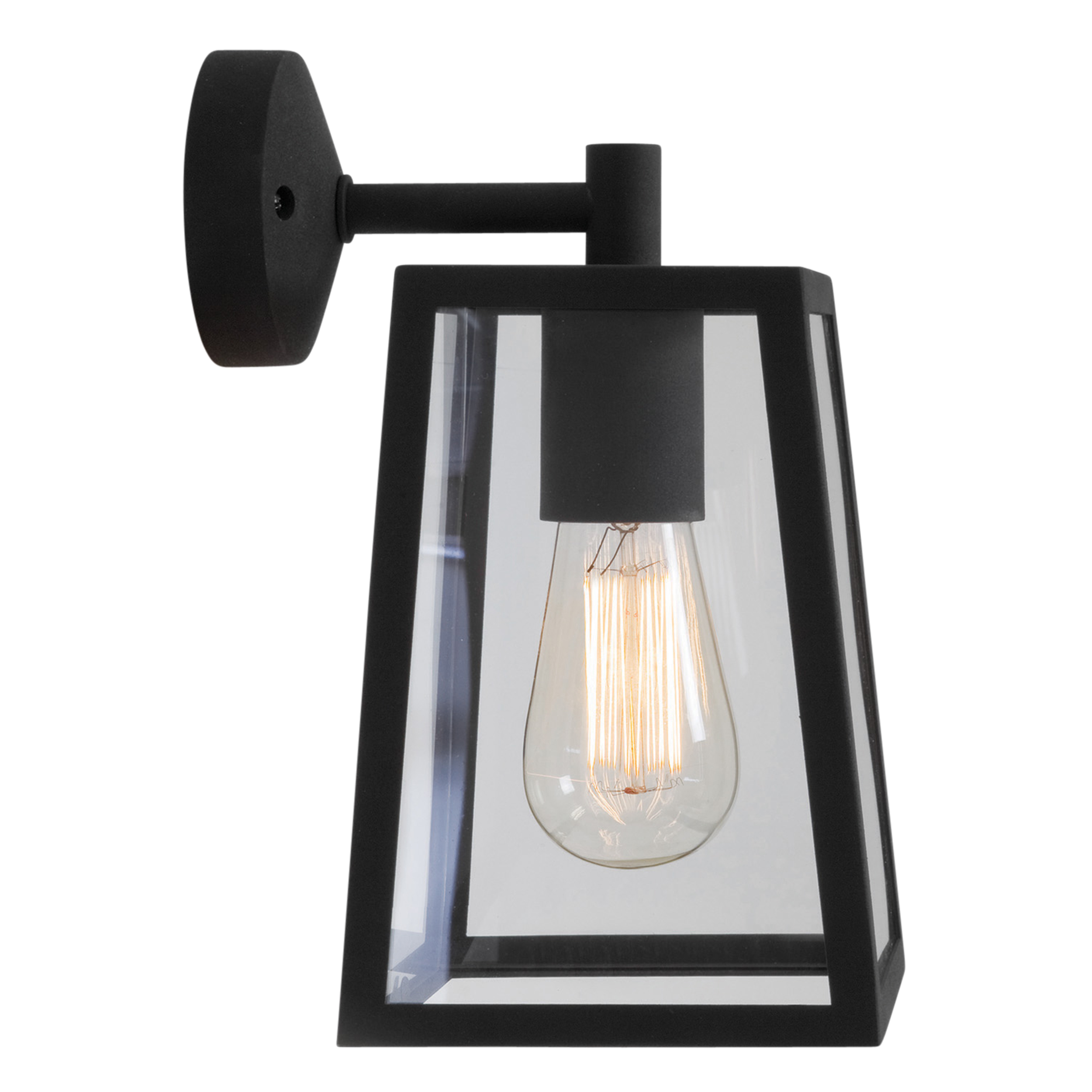 Calvi Wall BWL excl. E27 structuur zwart