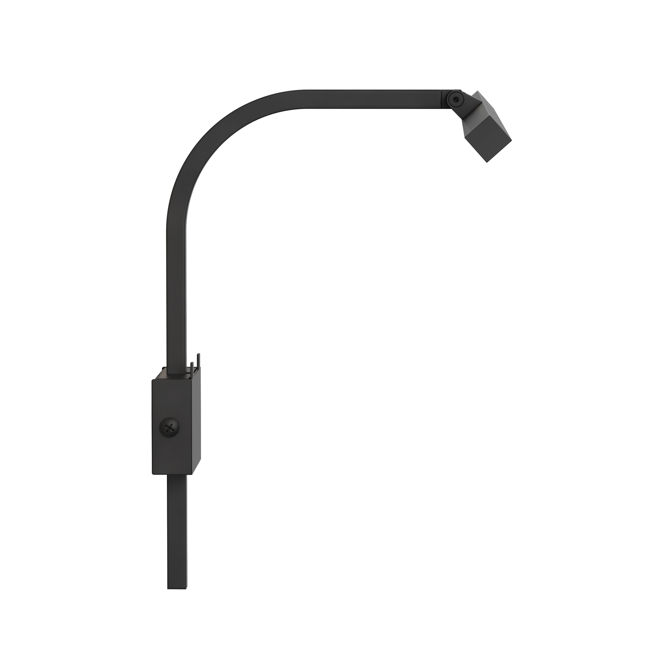 Mondrian 600 Frame Mounted LED WL 2700K mat zwart