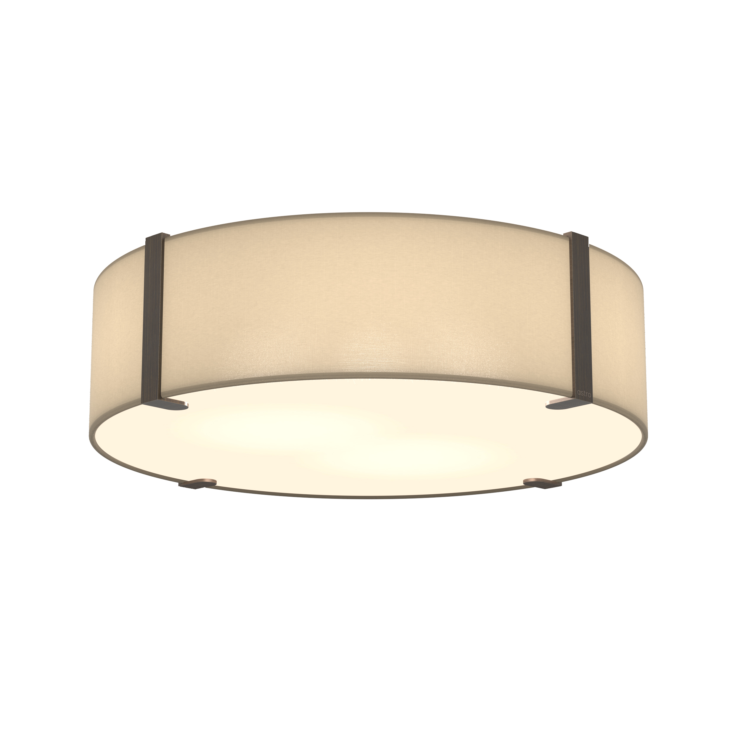 Ceiling Base 410 PL excl. 3x E27 mat wit