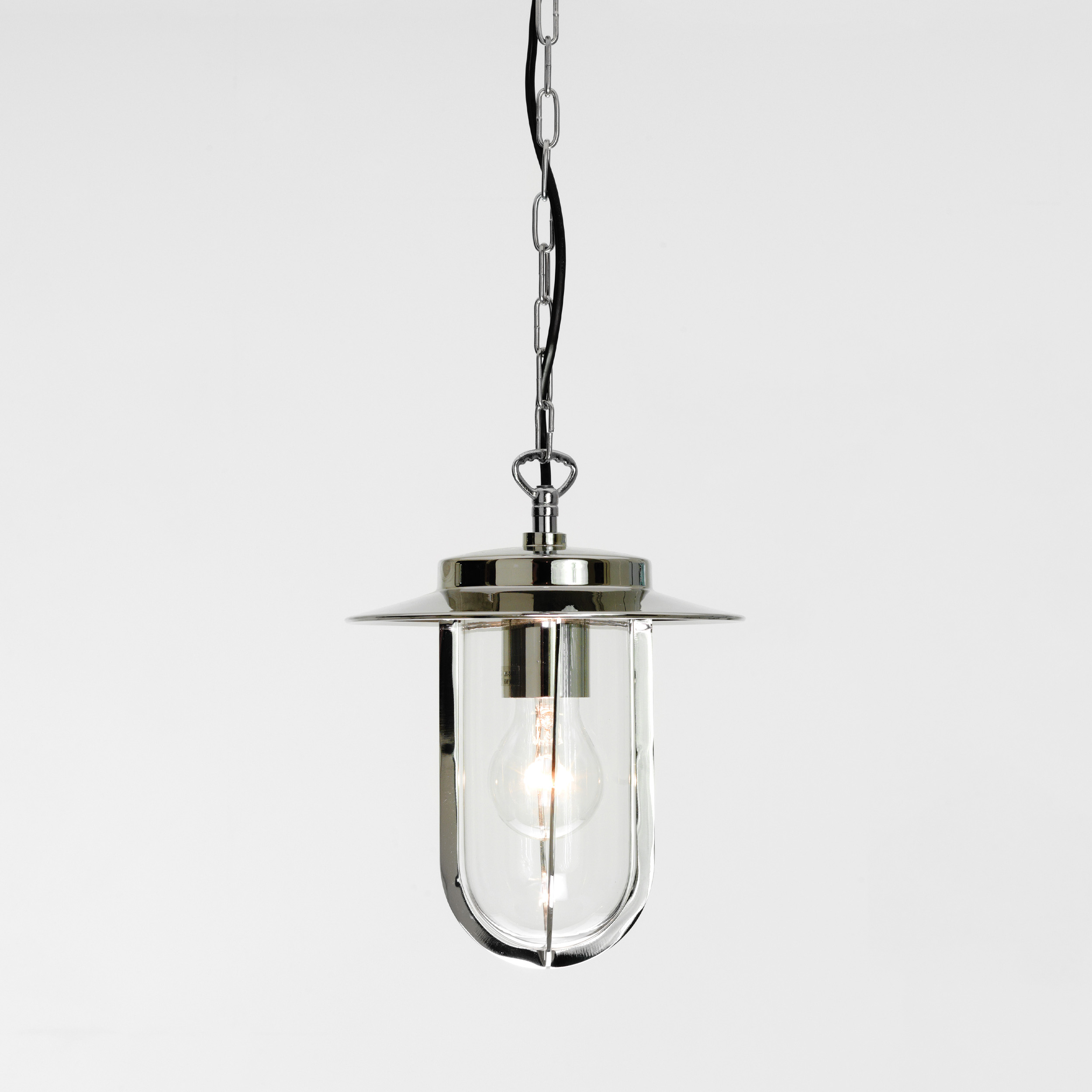 Montparnasse Pendant buiten hanglamp excl. E27 gep. nikkel