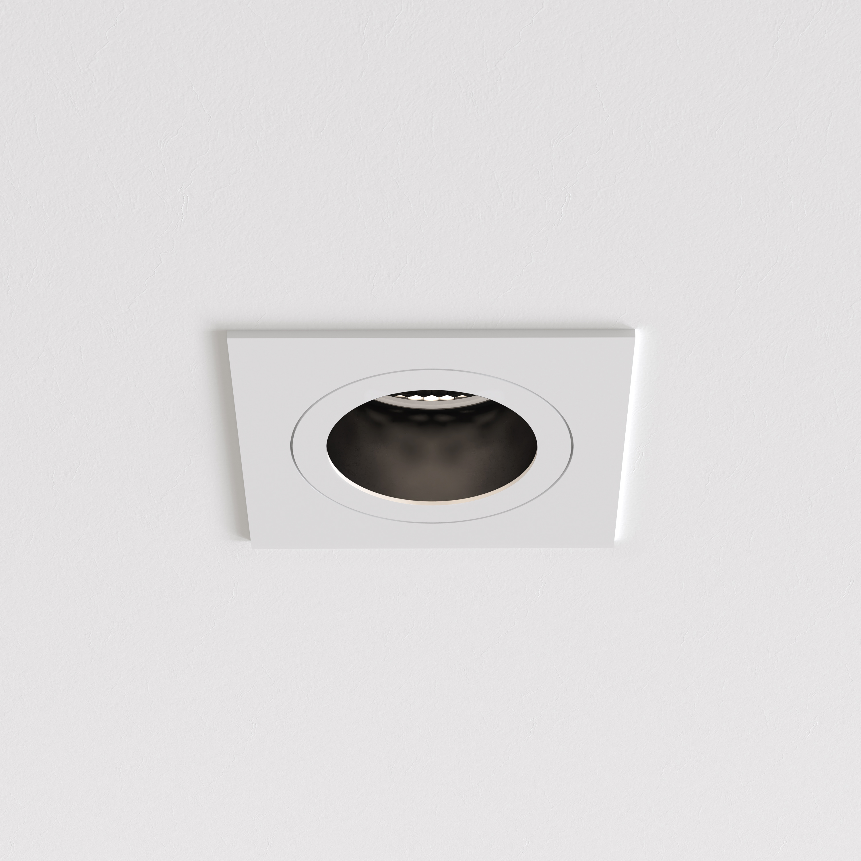 Pinhole Slimline Square Fixed FR inbouwspot IP65 excl. GU10 mat wit