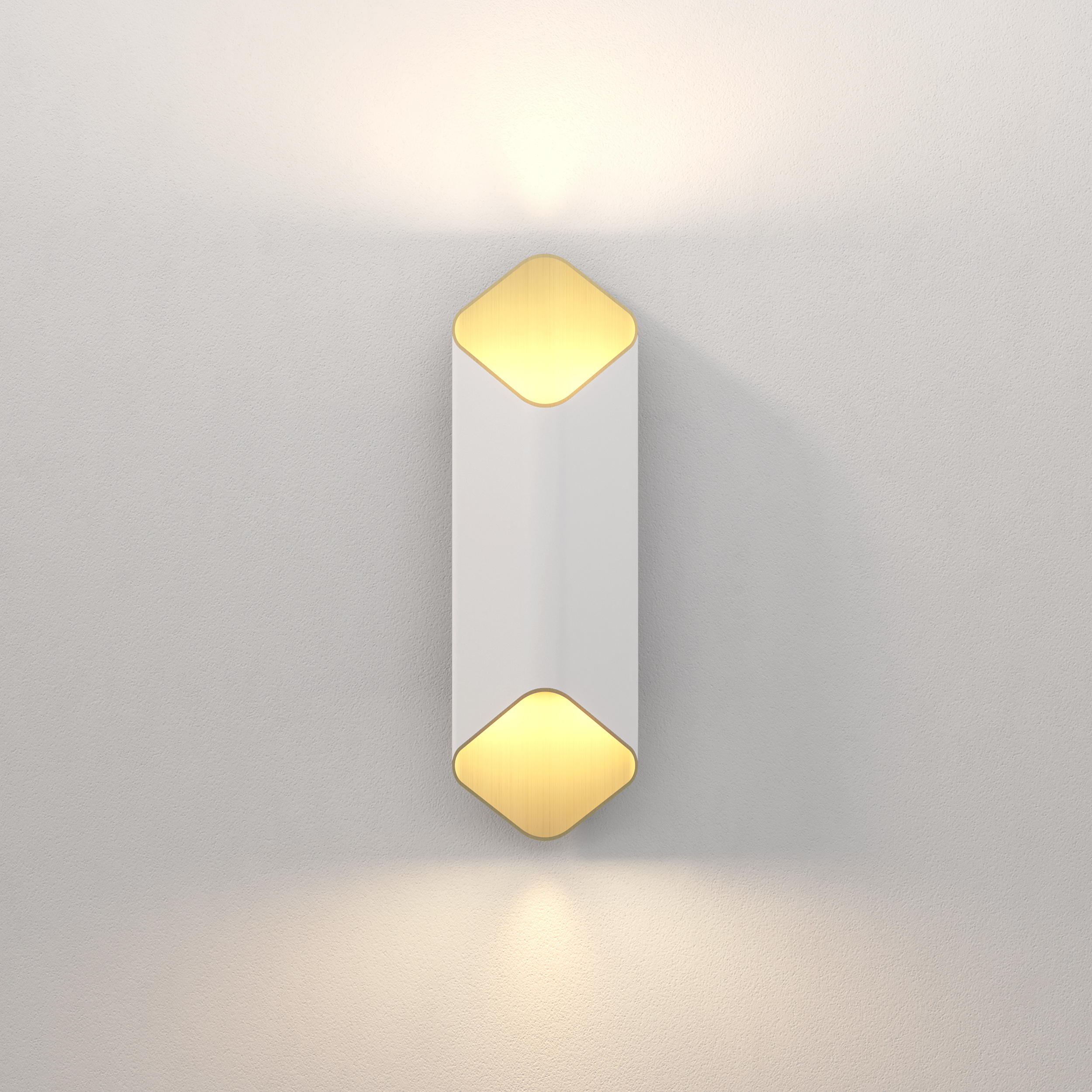 Astro Ako 420 Phase LED wandlamp 2700K mat wit/goud