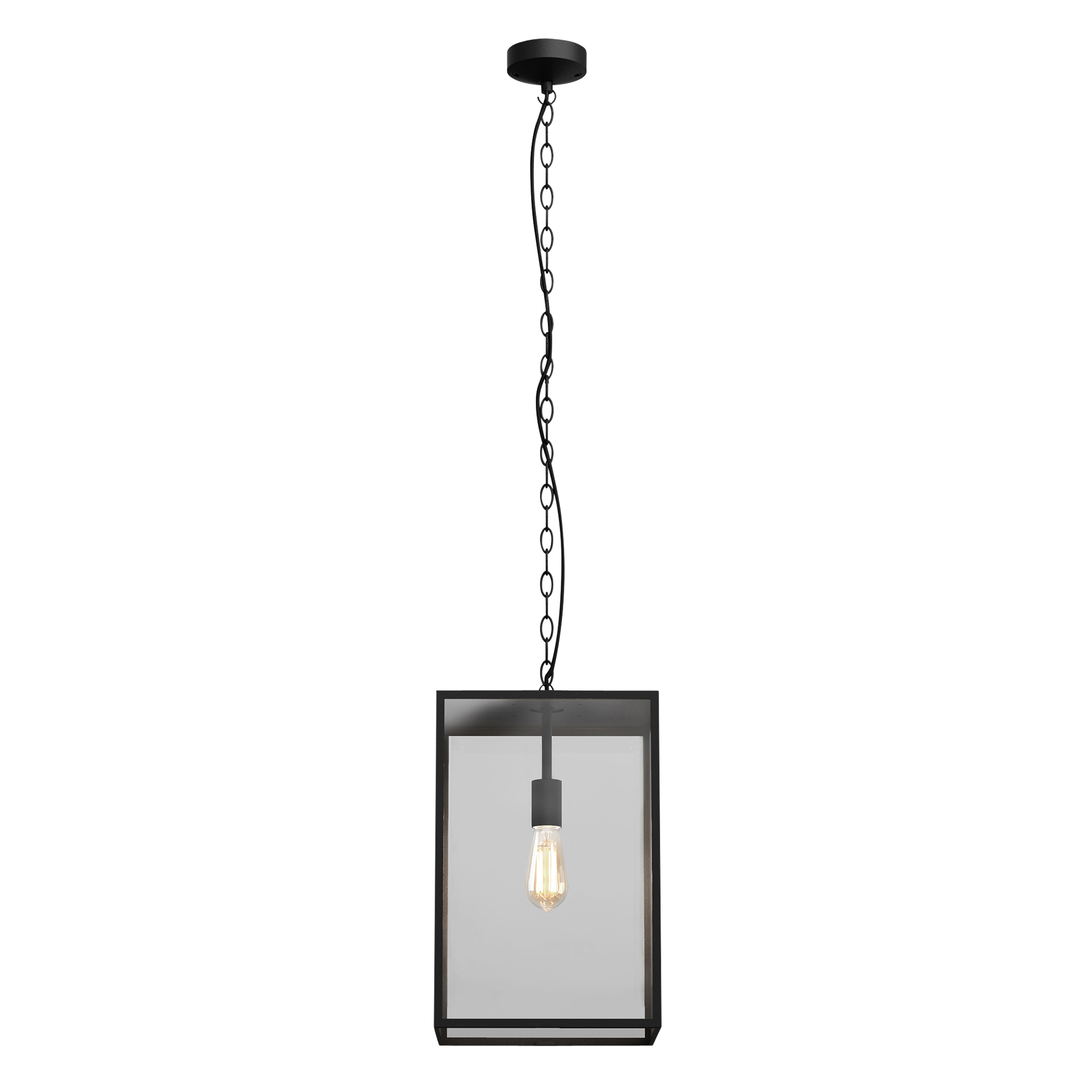 Homefield Pendant 450 HL excl. E27 zwart