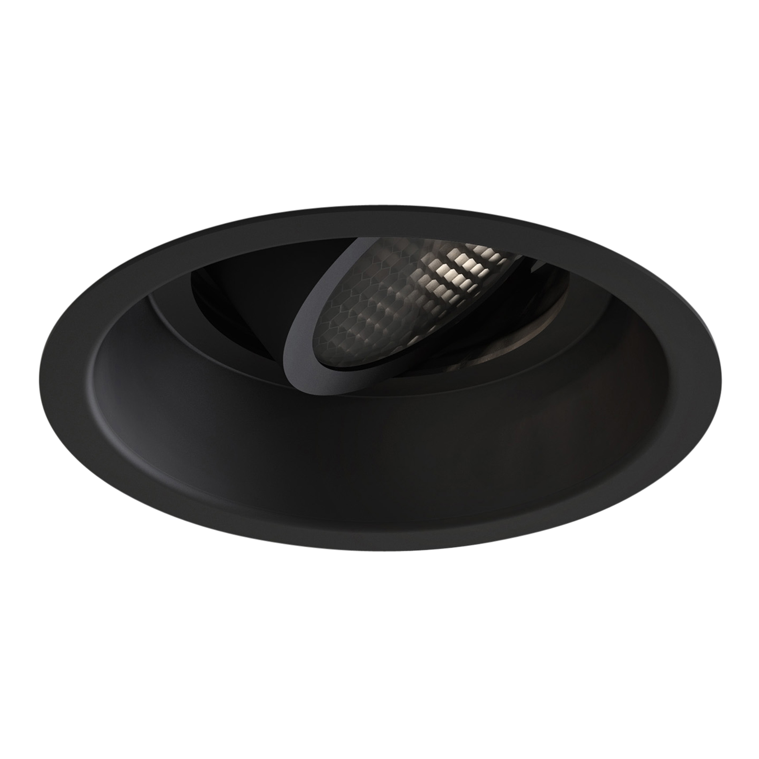 Minima Slimline Round Adjustable FR IBS excl. GU10 mat zwart