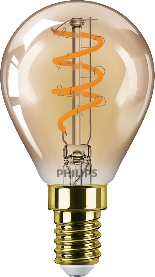 Philips E14 kogel gold PH LED 2.6W 818 dim